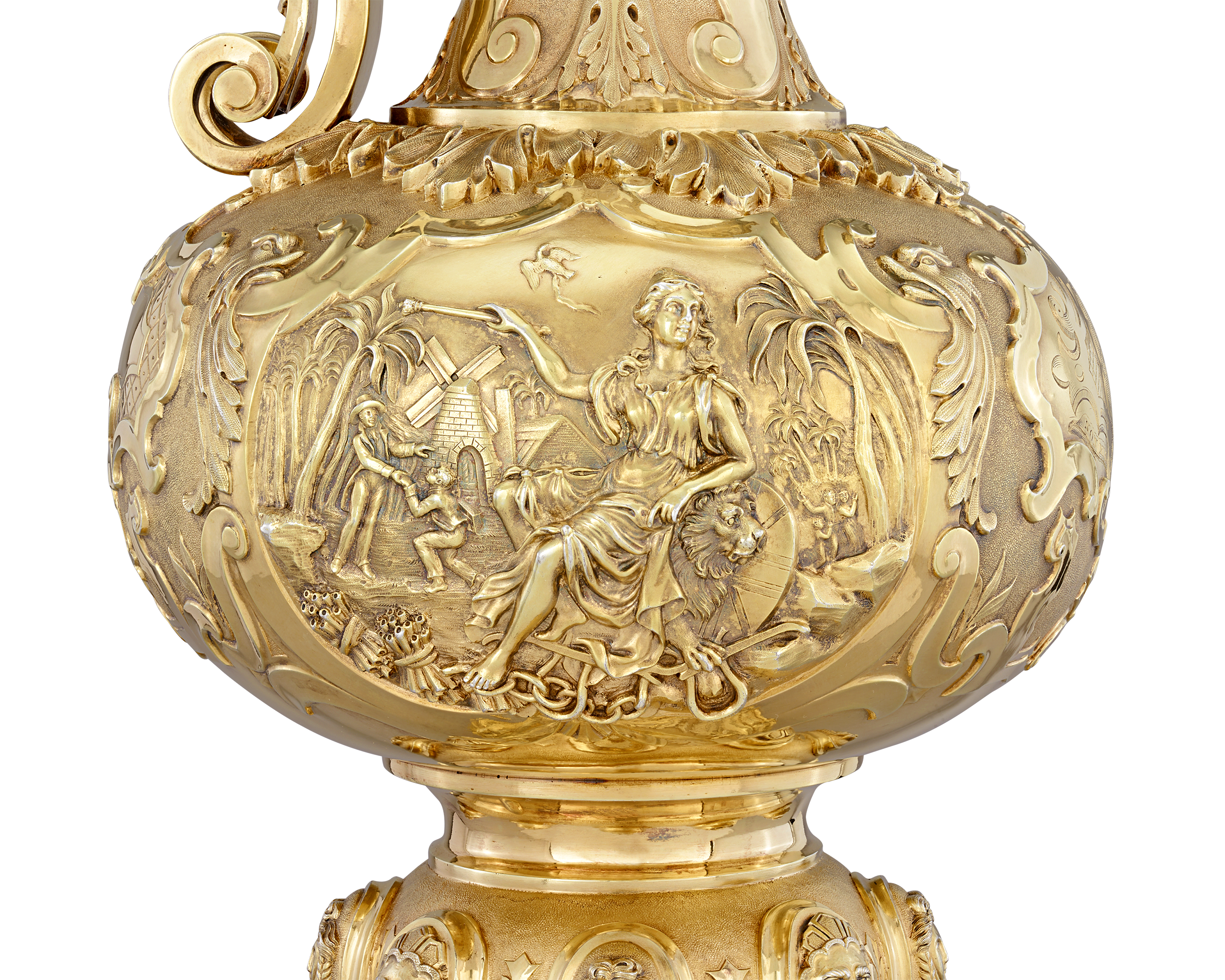 Silver-Gilt Presentation Ewer by R. & S. Garrard