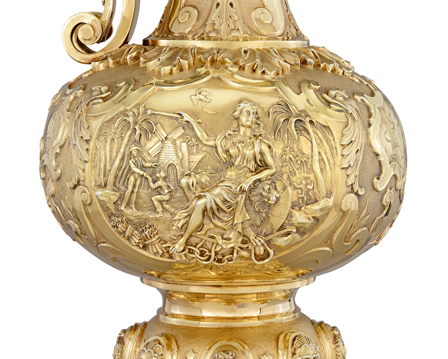 Silver-Gilt Presentation Ewer by R. & S. Garrard