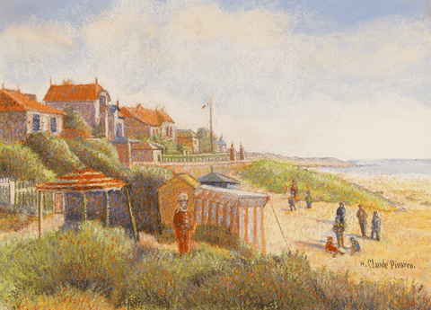 La Plage à Pornichet by H. Claude Pissarro