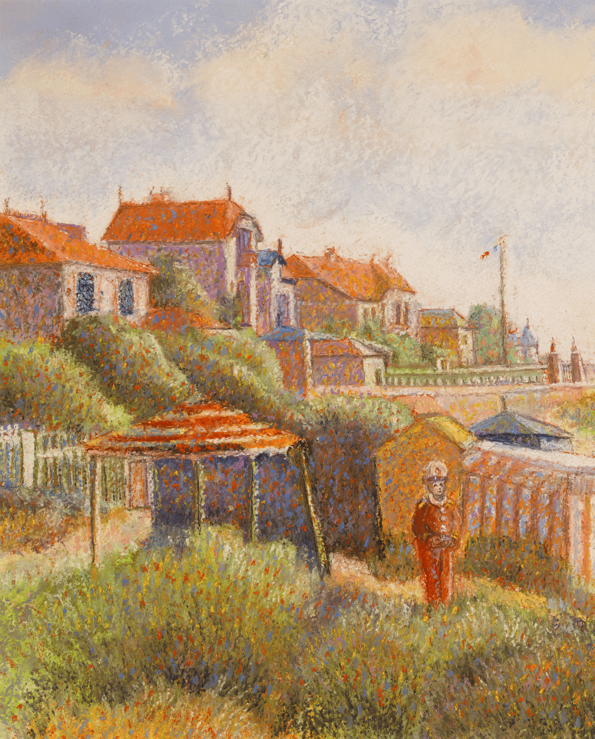 La Plage à Pornichet by H. Claude Pissarro