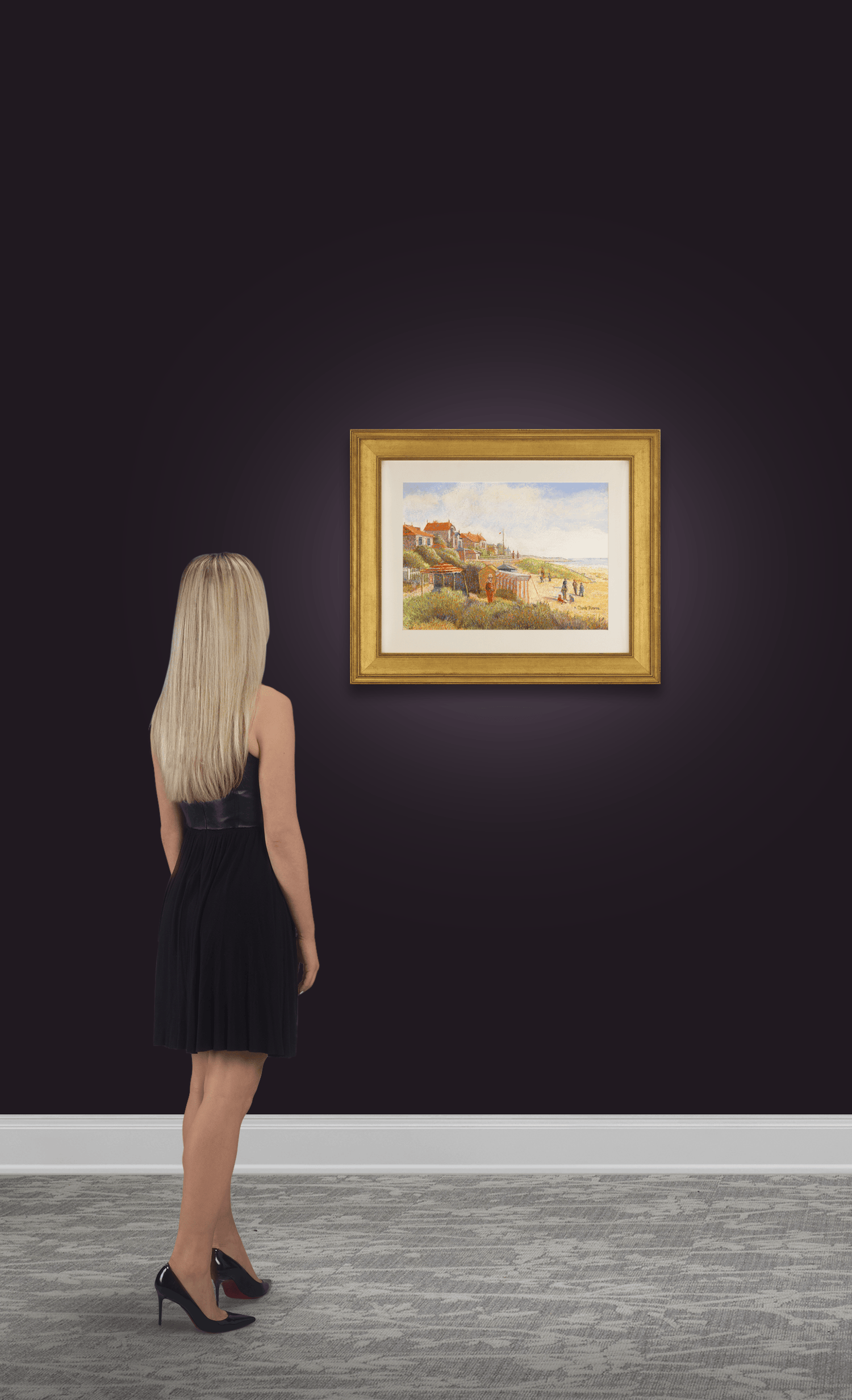 La Plage à Pornichet by H. Claude Pissarro