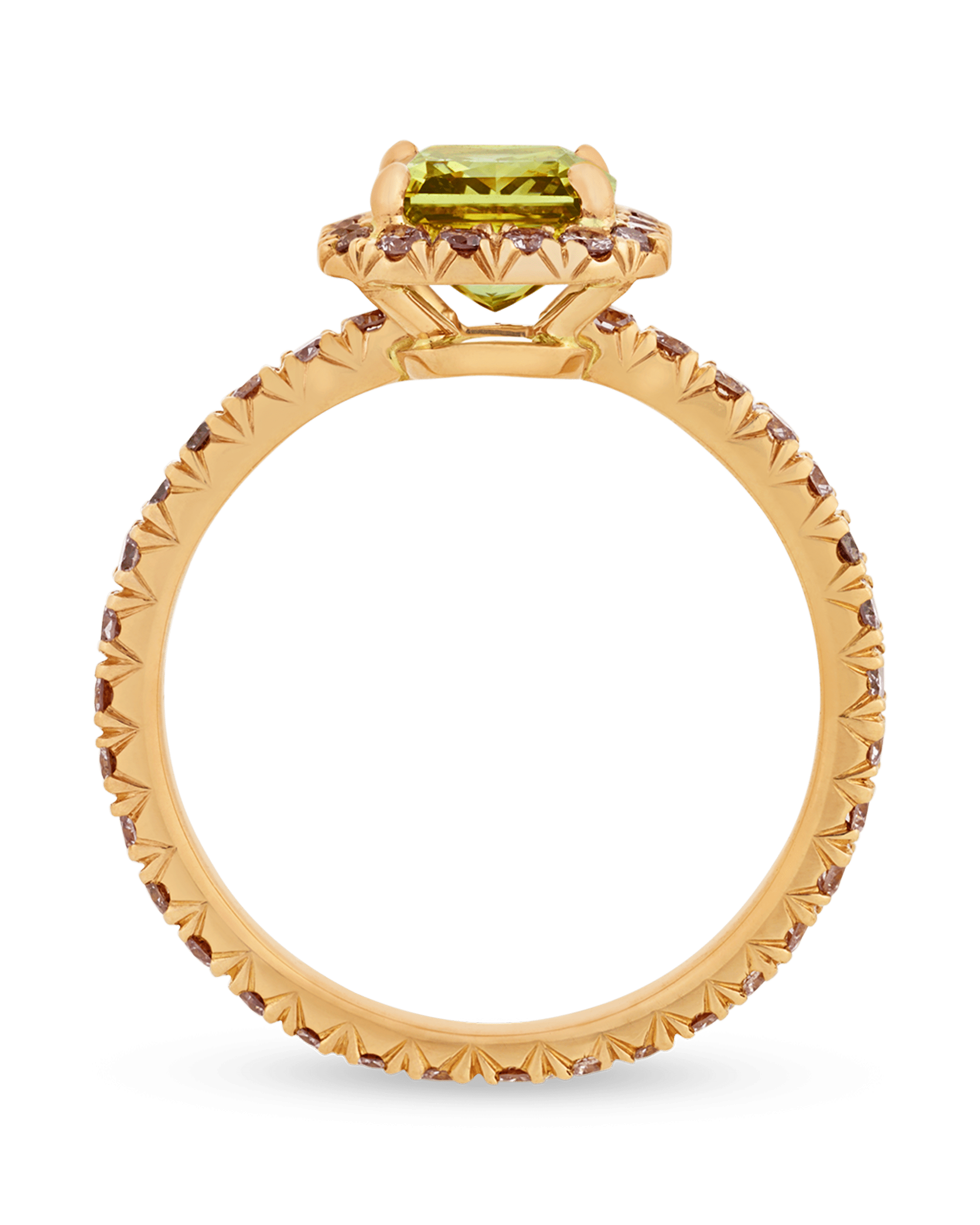 Chameleon Diamond Ring, 1.29 Carats