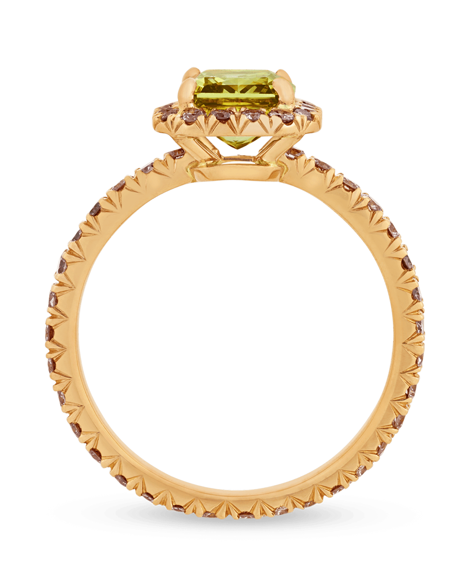 Chameleon Diamond Ring, 1.29 Carats