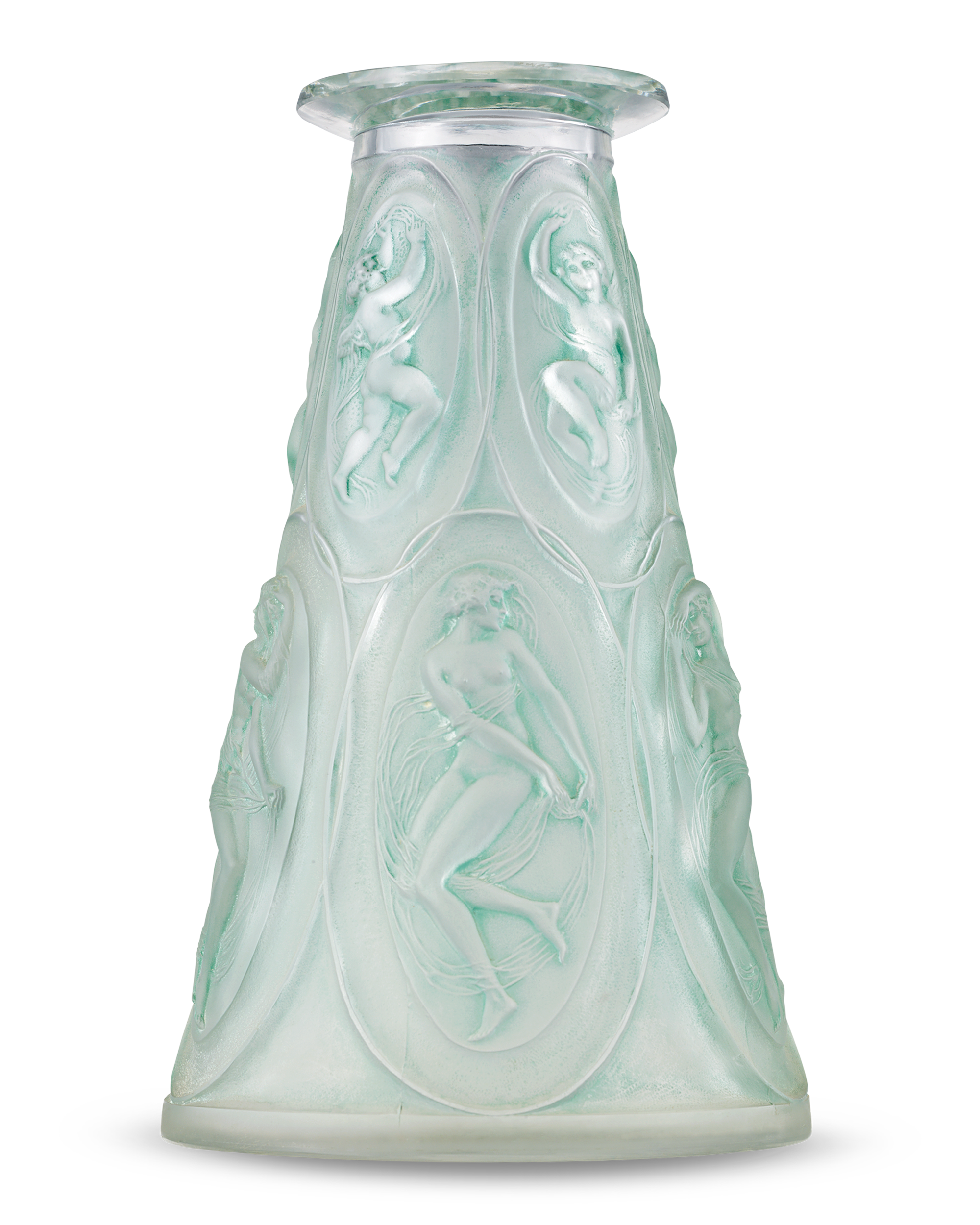 Camées Glass Vase by René Lalique