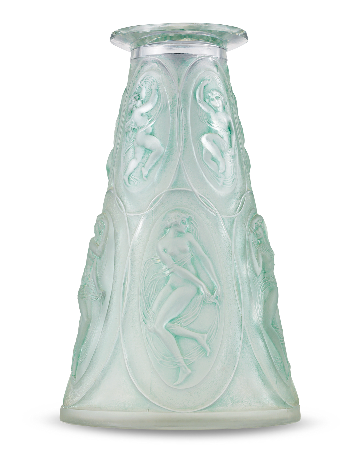 Camées Glass Vase by René Lalique