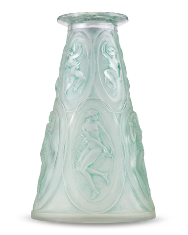 Camées Glass Vase by René Lalique