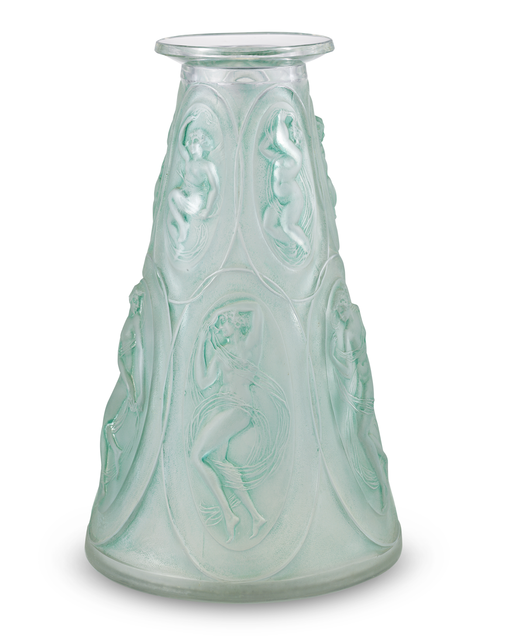 Camées Glass Vase by René Lalique