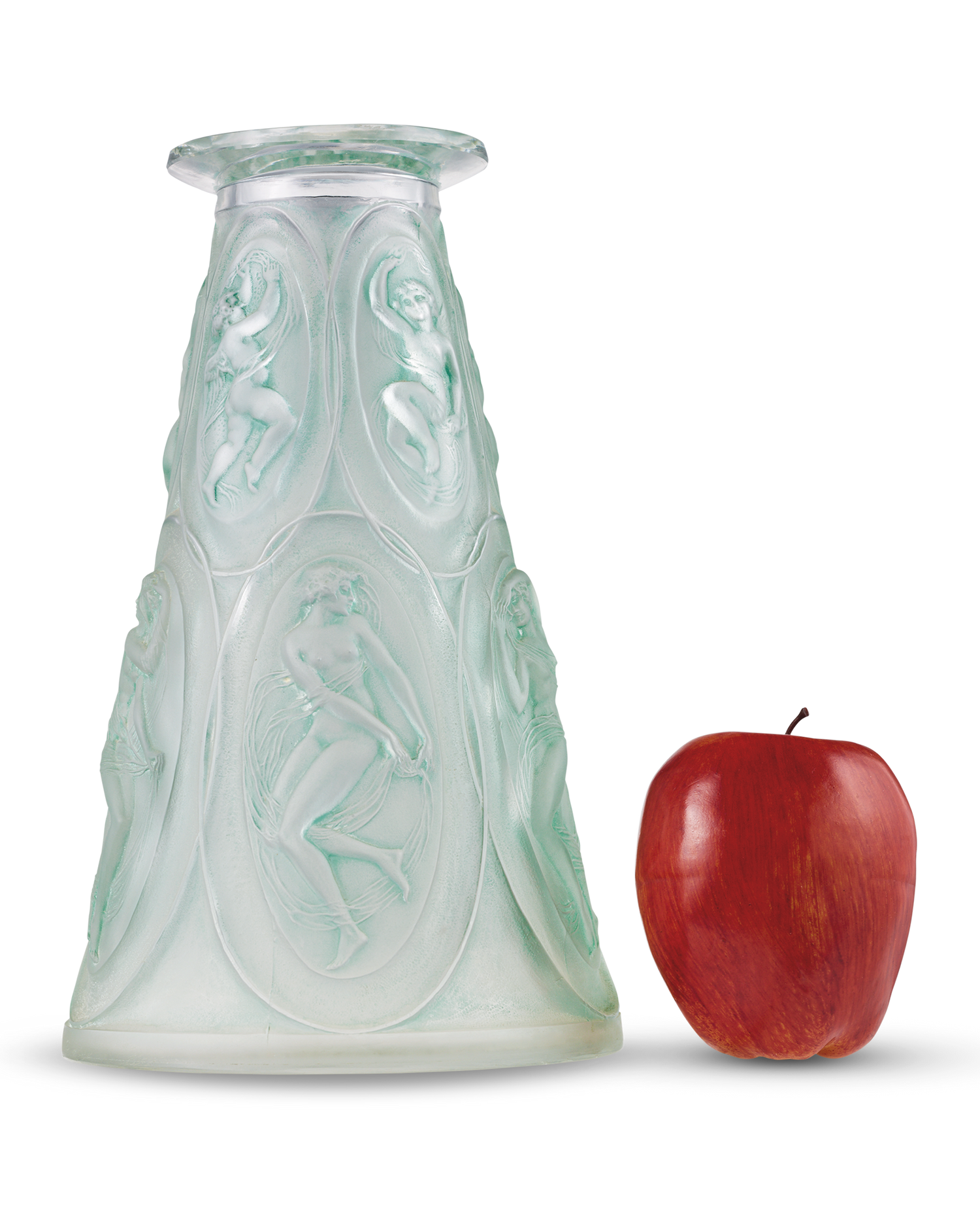 Camées Glass Vase by René Lalique