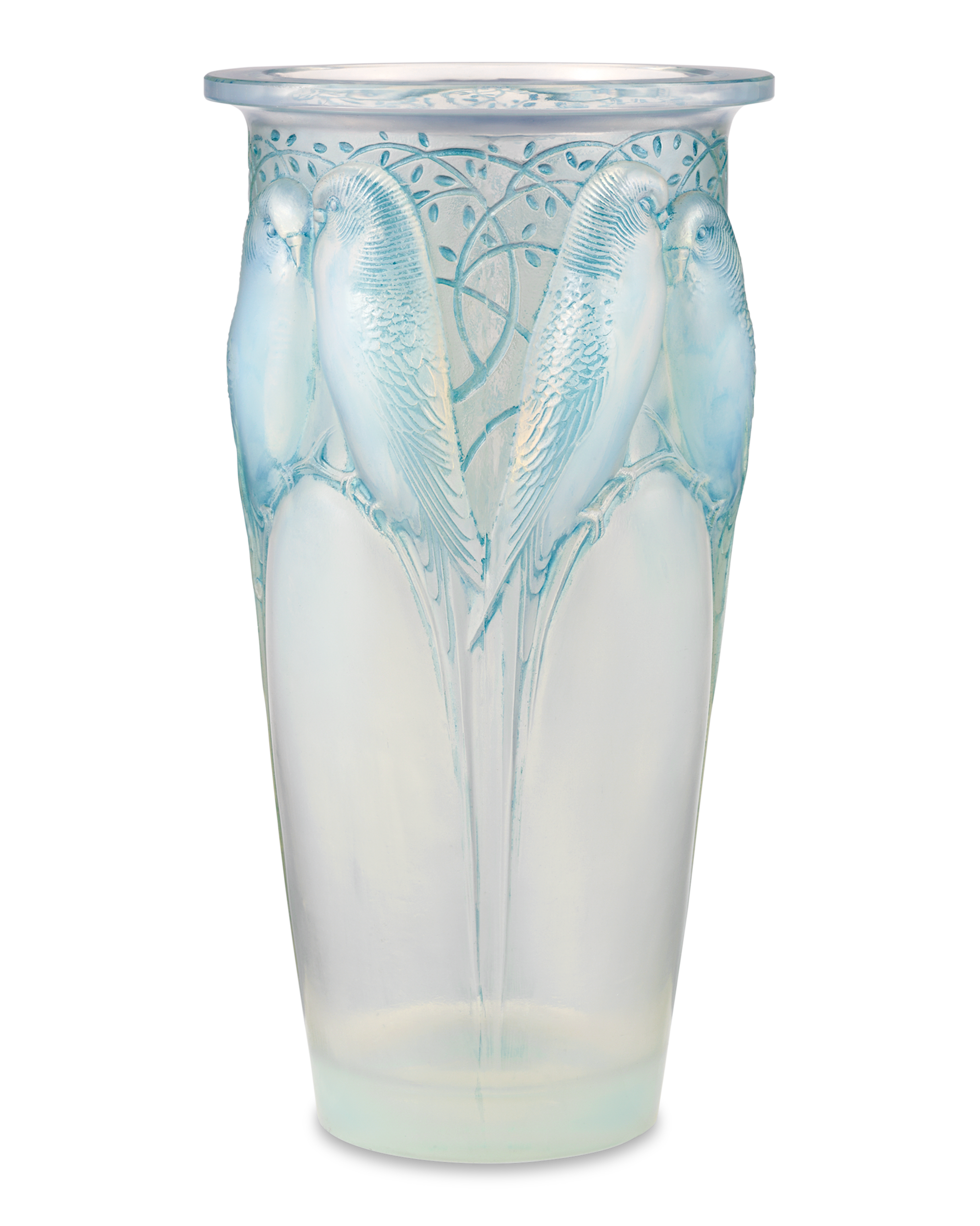 Ceylan Glass Vase by René Lalique