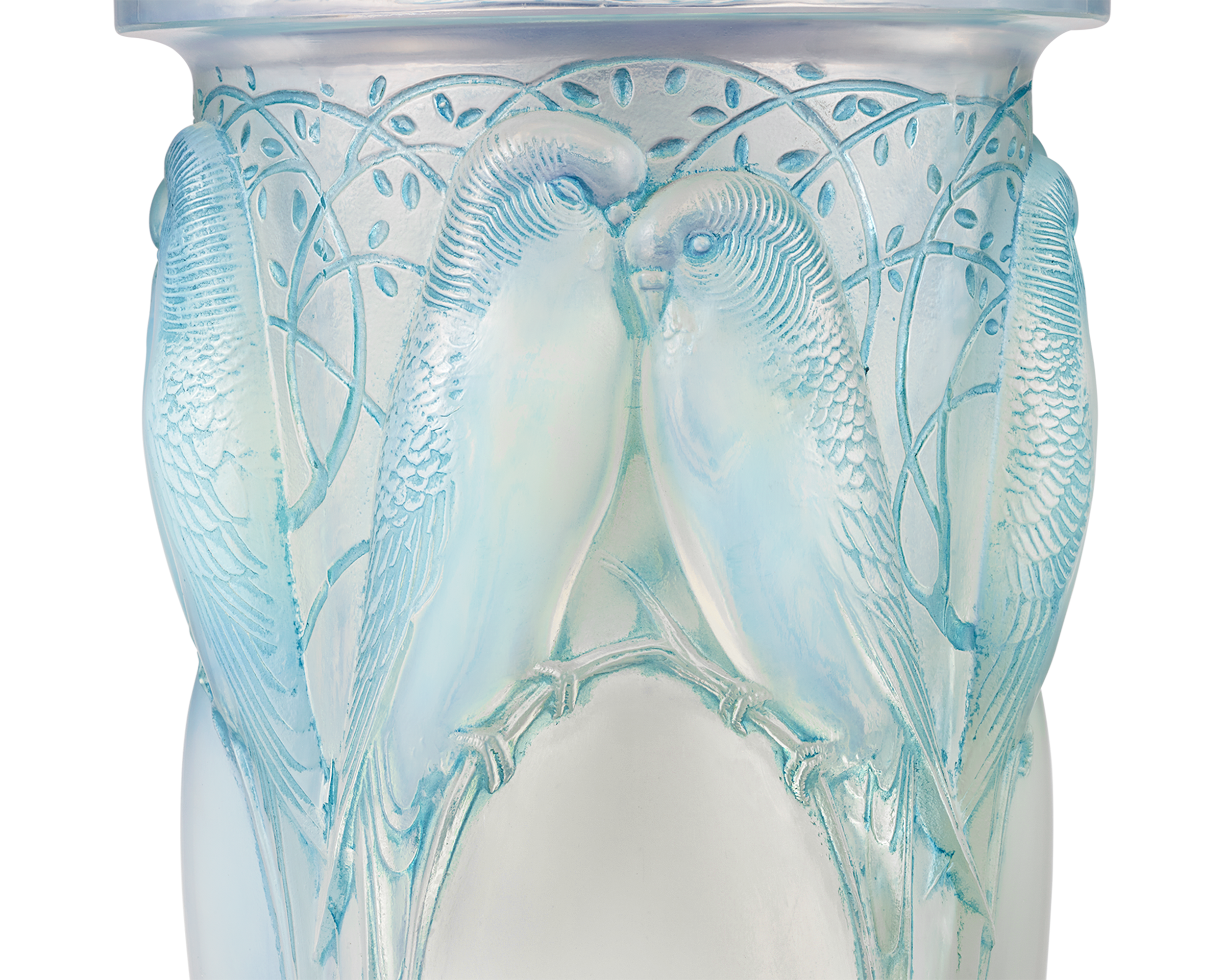 Ceylan Glass Vase by René Lalique