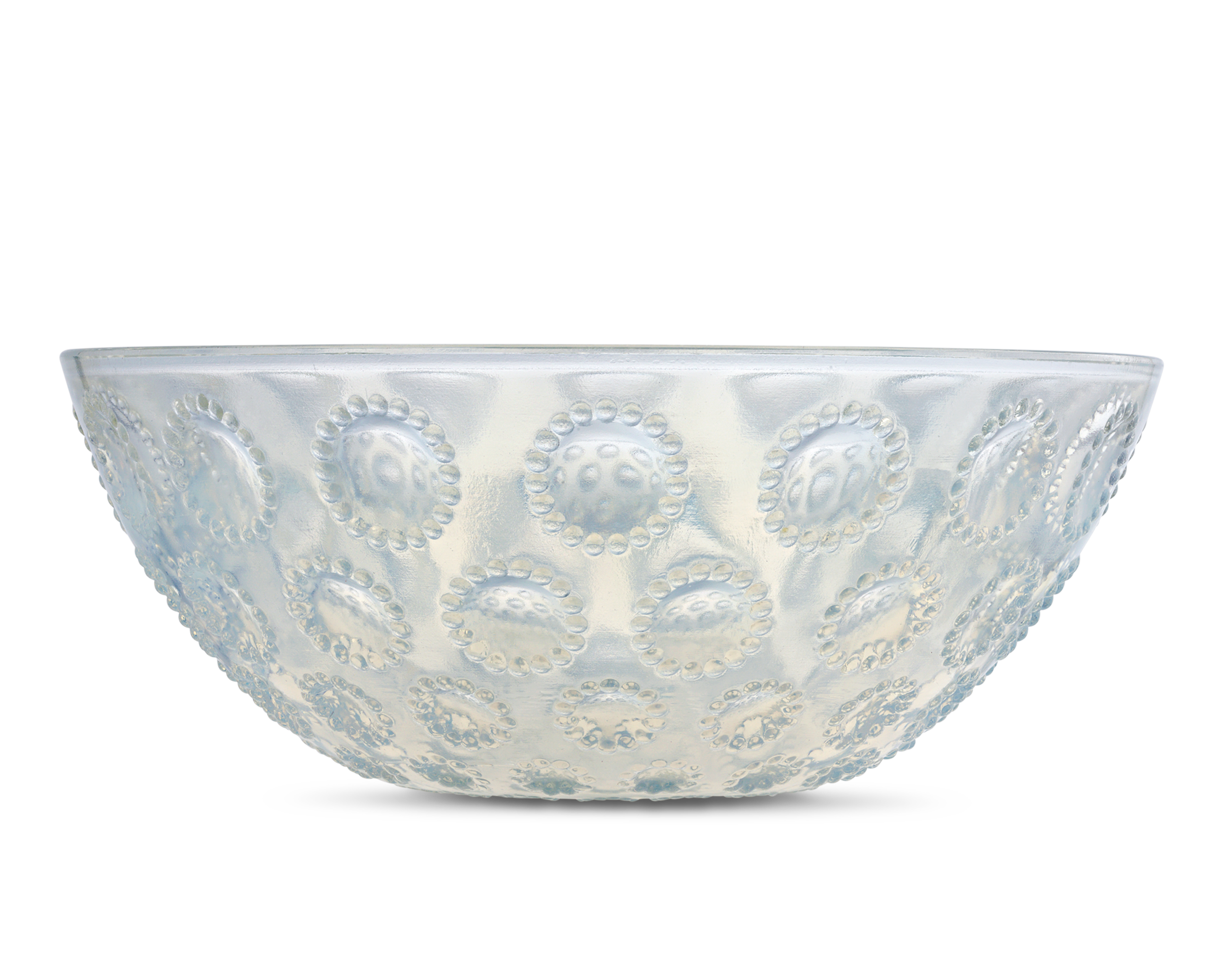 René Lalique Asters Opalescent Glass Bowl