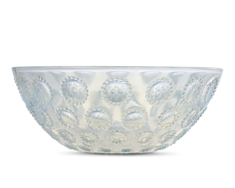 René Lalique Asters Opalescent Glass Bowl