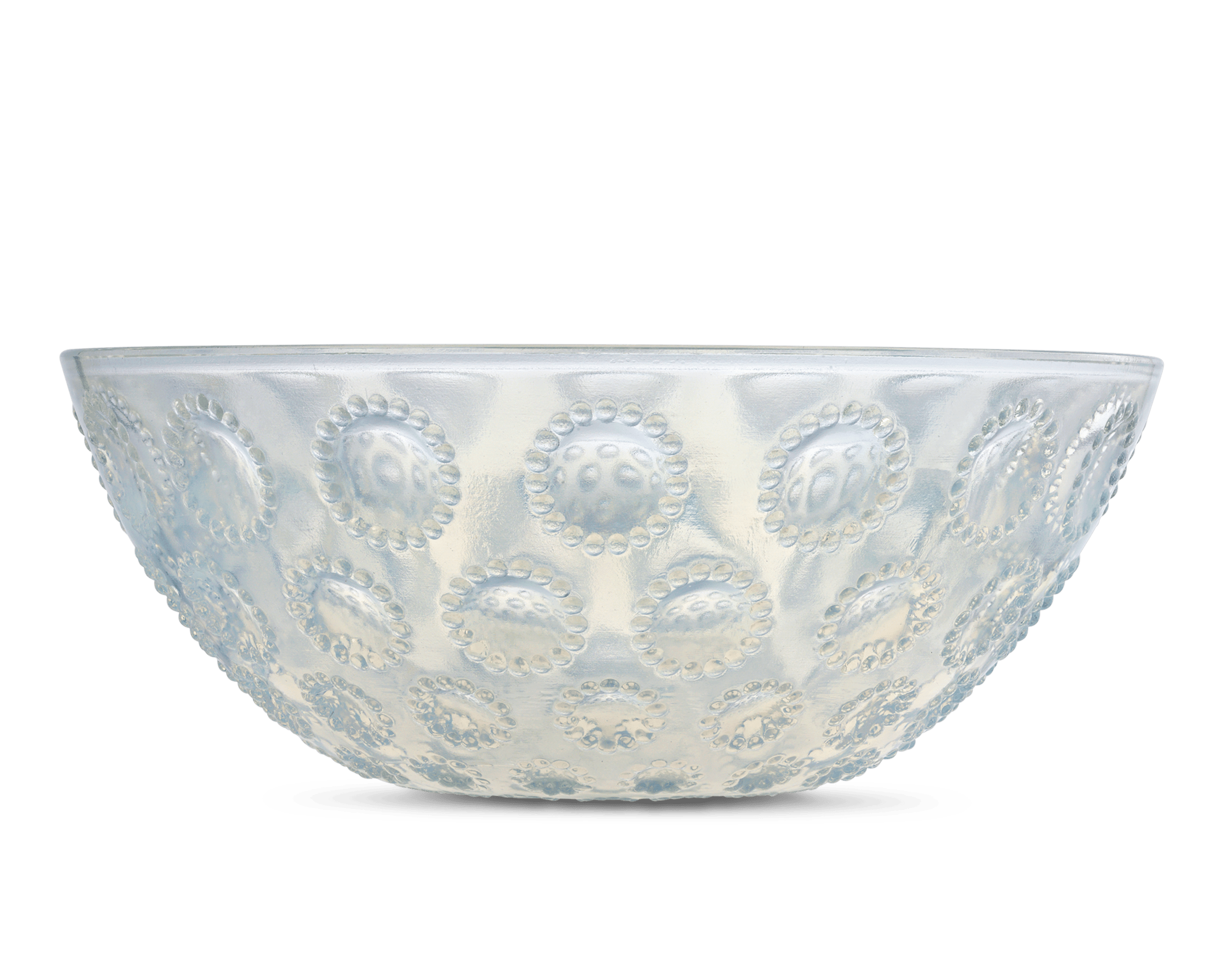 René Lalique Asters Opalescent Glass Bowl