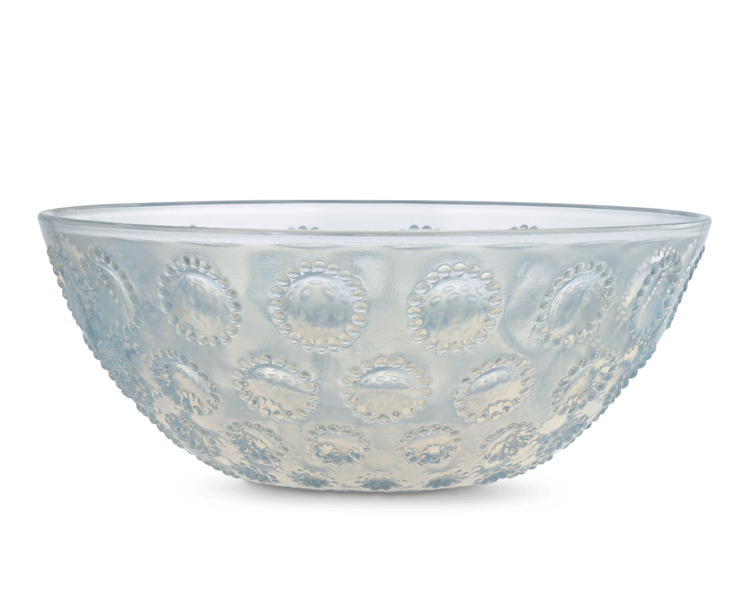René Lalique Asters Opalescent Glass Bowl