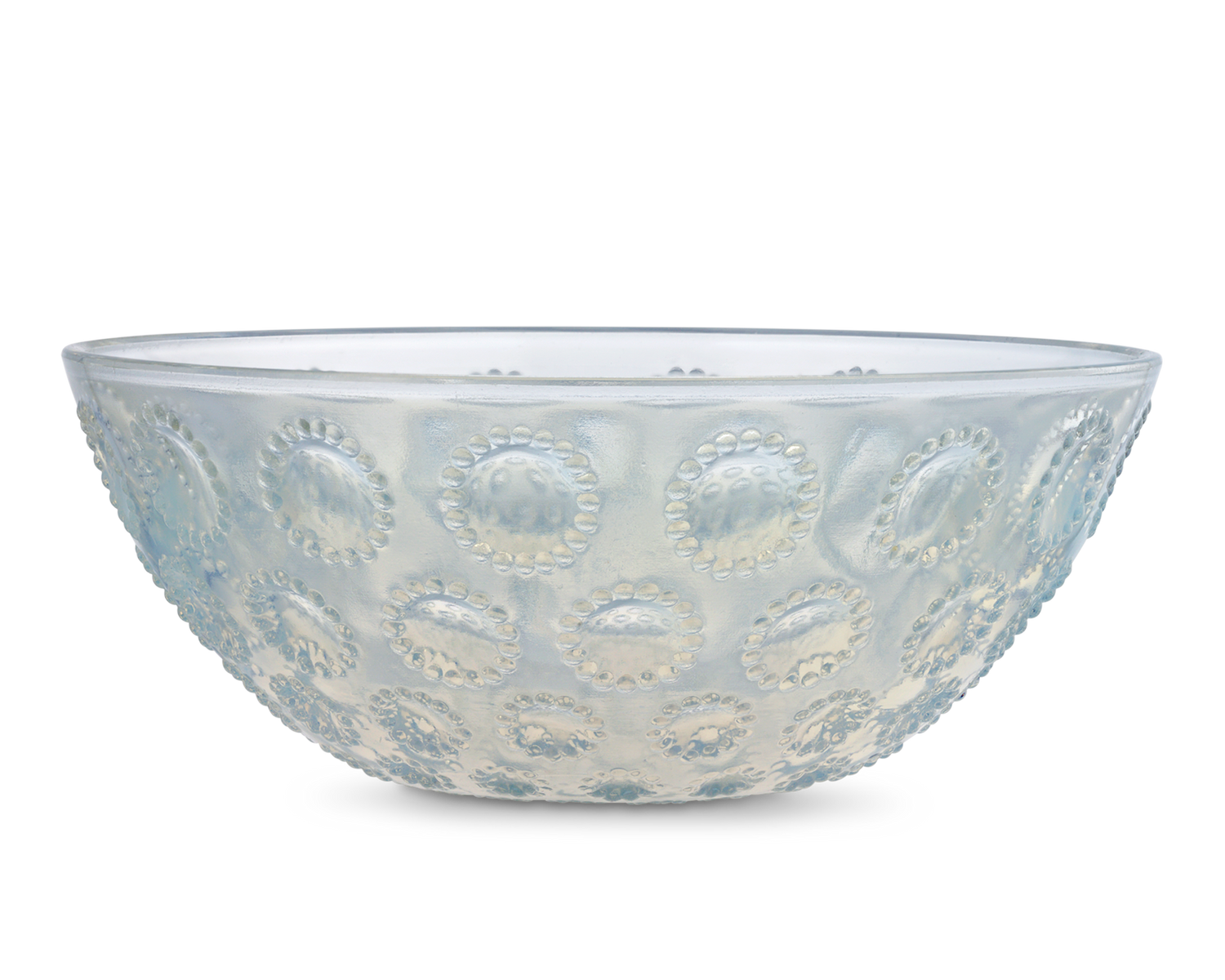 René Lalique Asters Opalescent Glass Bowl