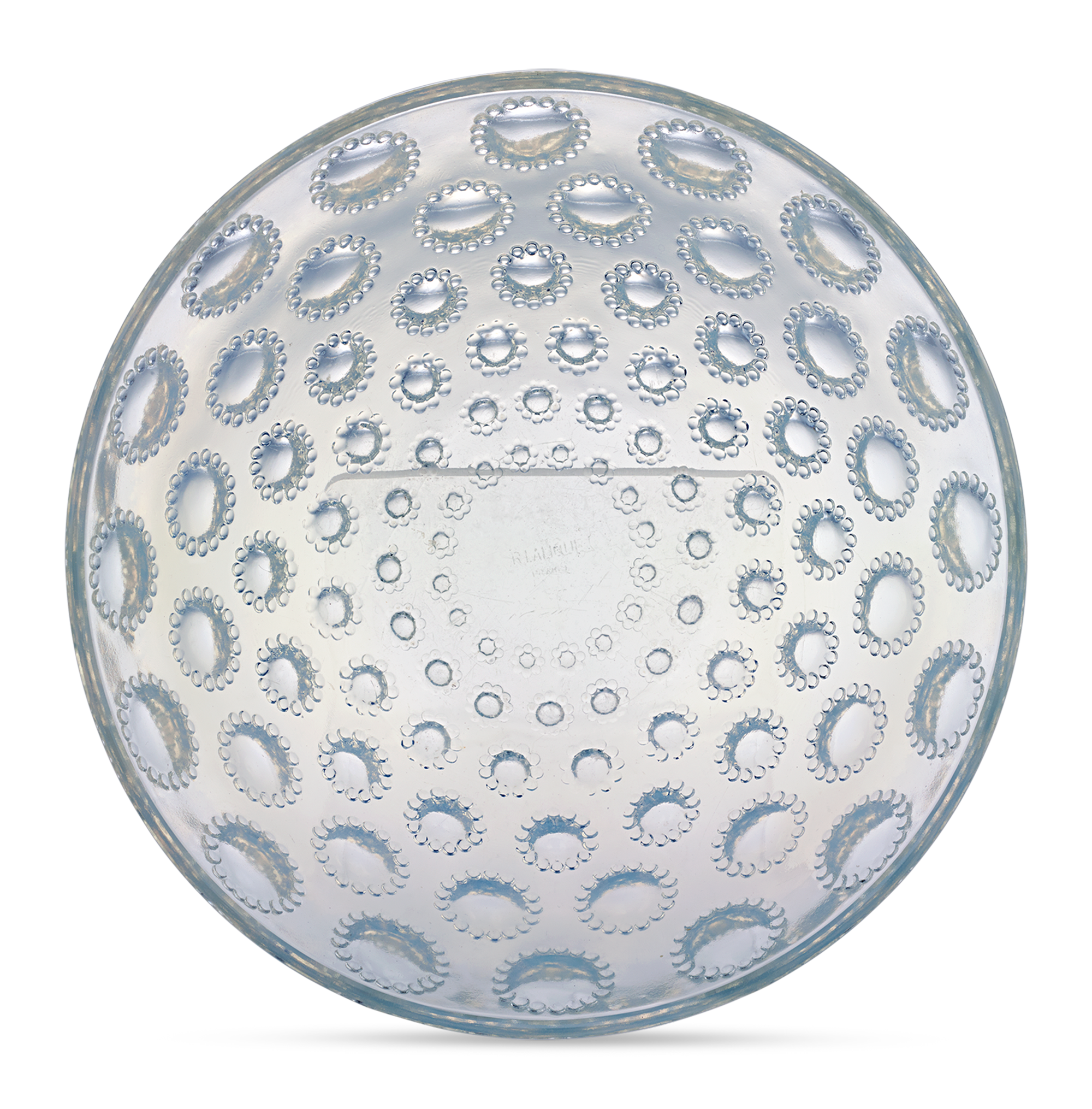 René Lalique Asters Opalescent Glass Bowl