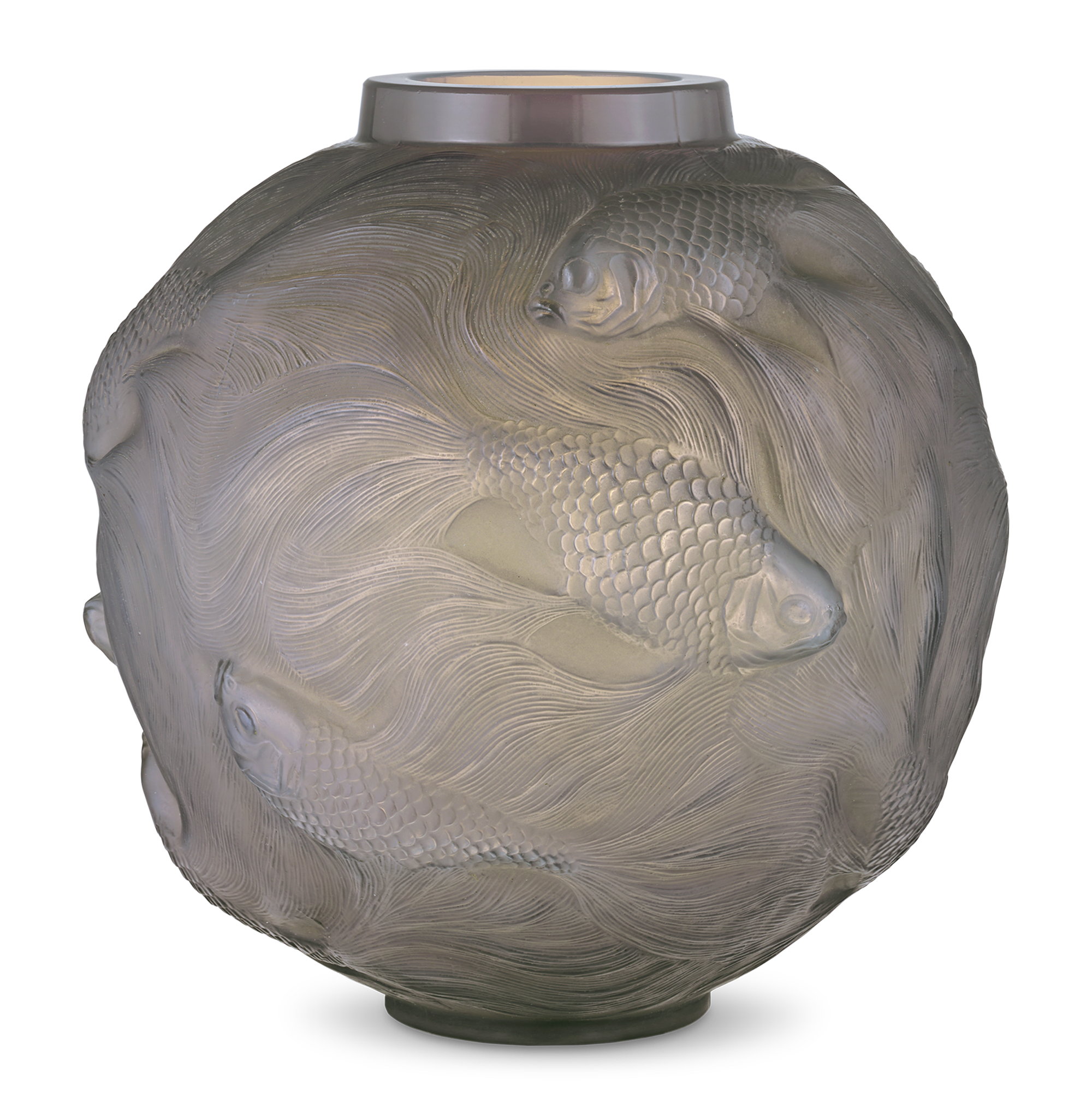 René Lalique Opalescent Formose Vase