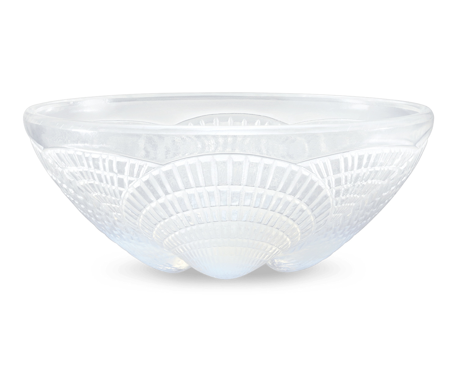 René Lalique Coquilles Glass Bowls, Set of Ten