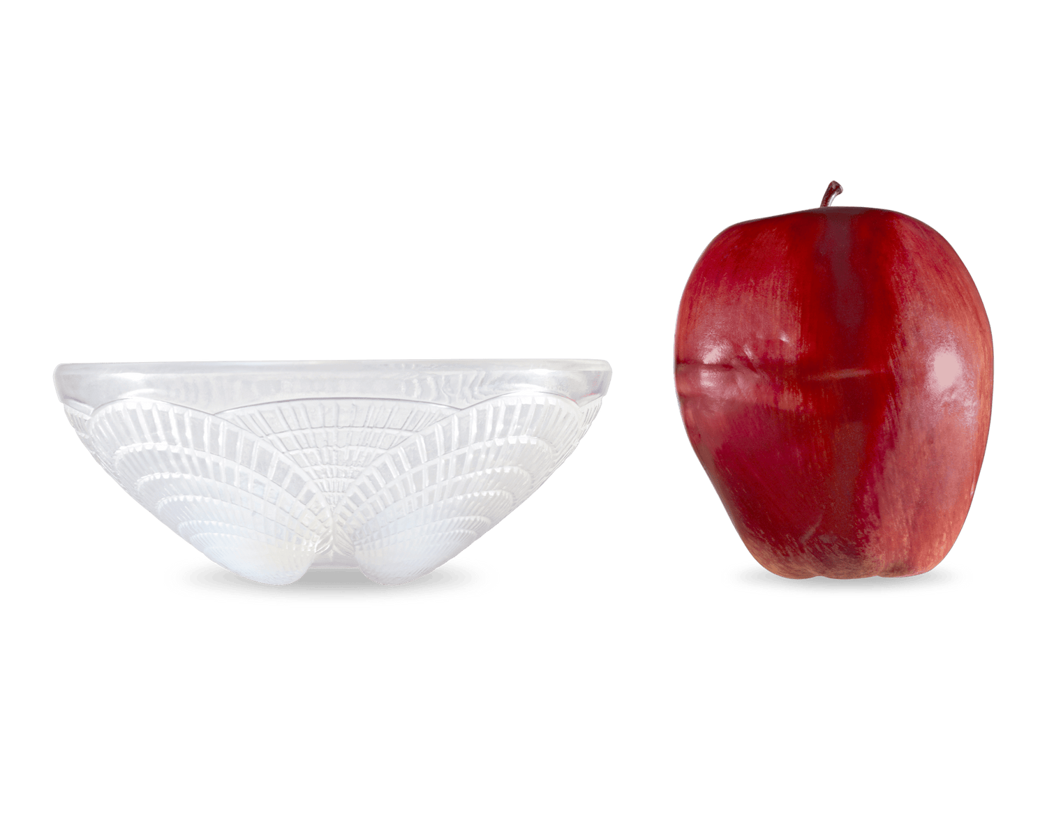 René Lalique Coquilles Glass Bowls, Set of Ten