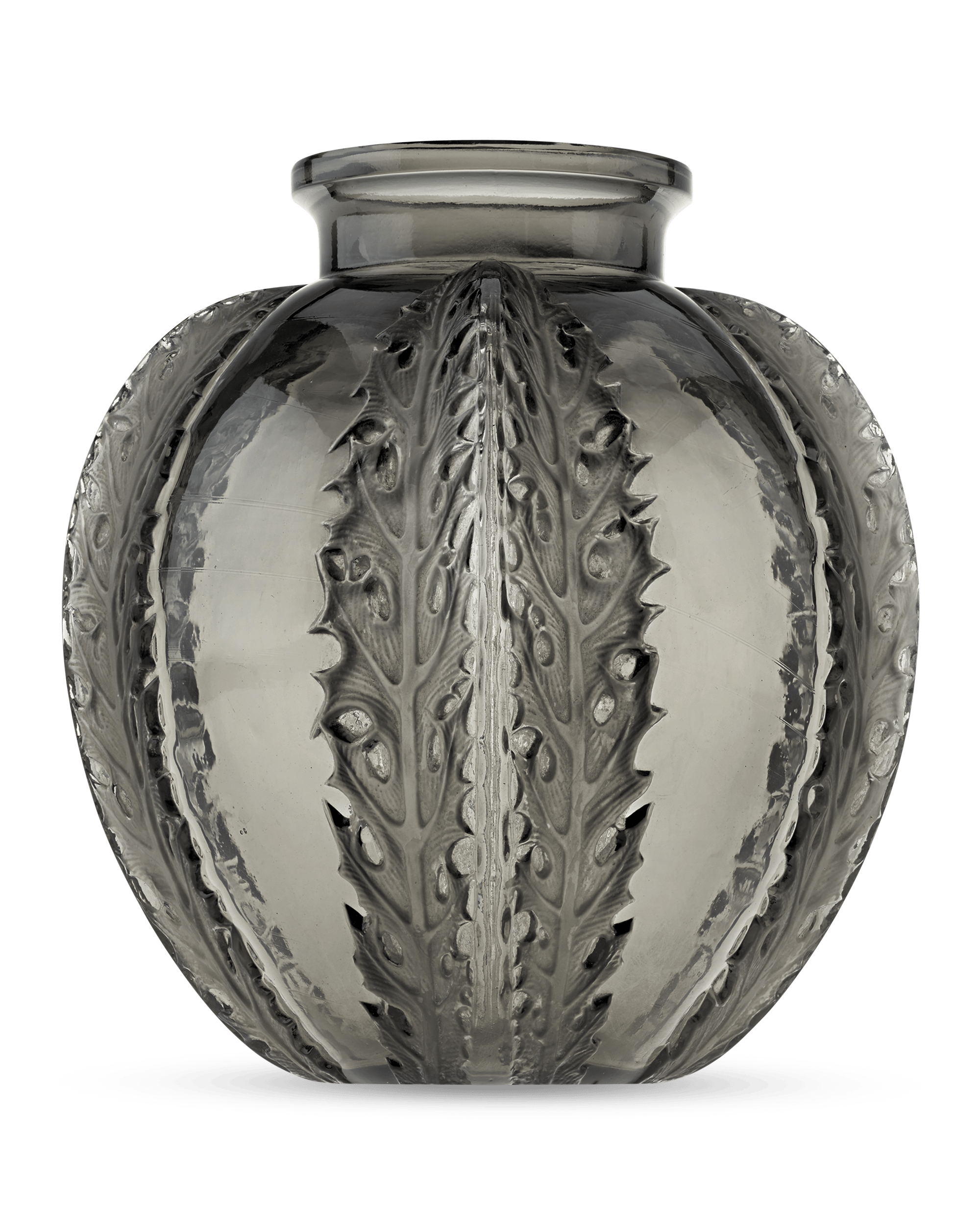 Chardons Vase by René Lalique