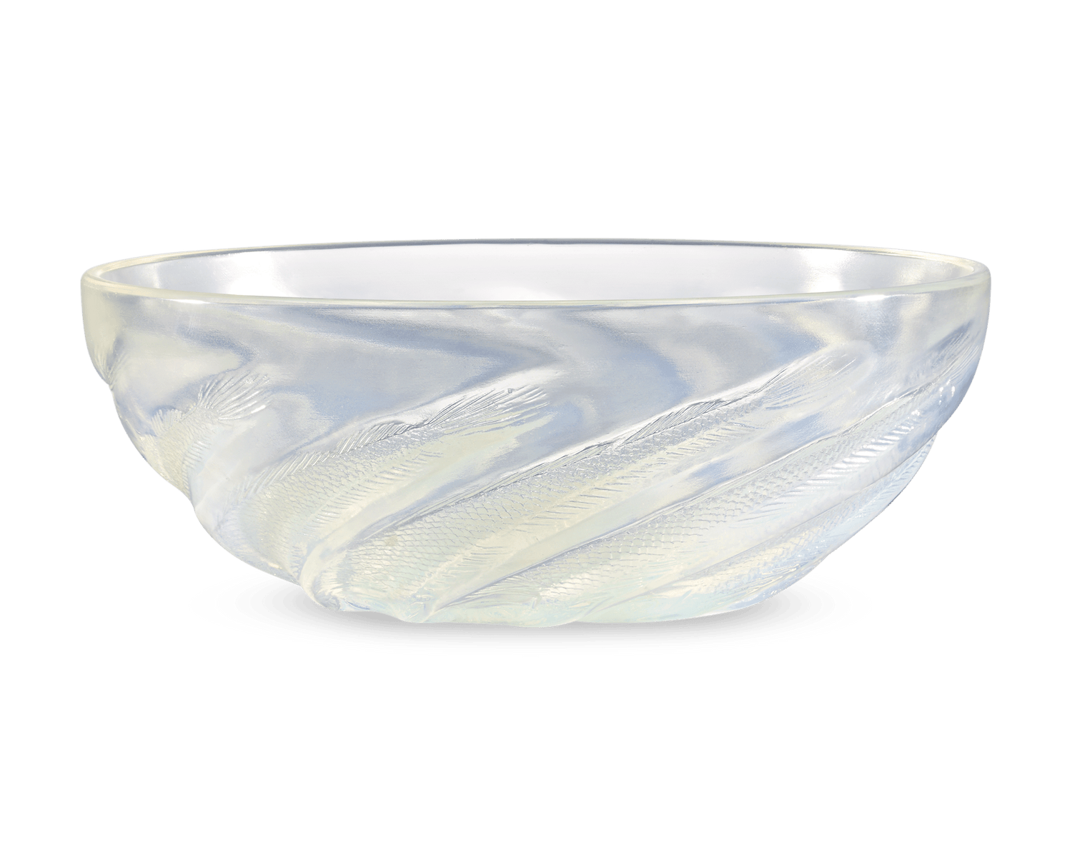 Poissons Glass Bowl by René Lalique