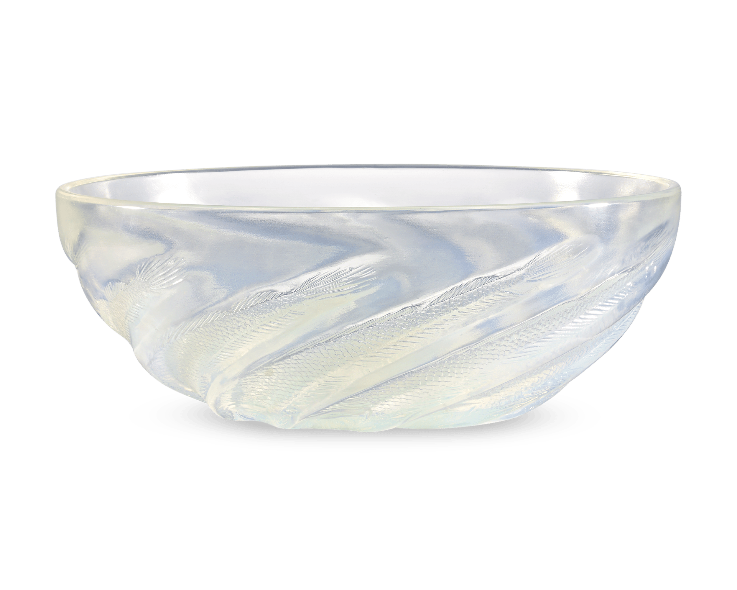 Poissons Glass Bowl by René Lalique