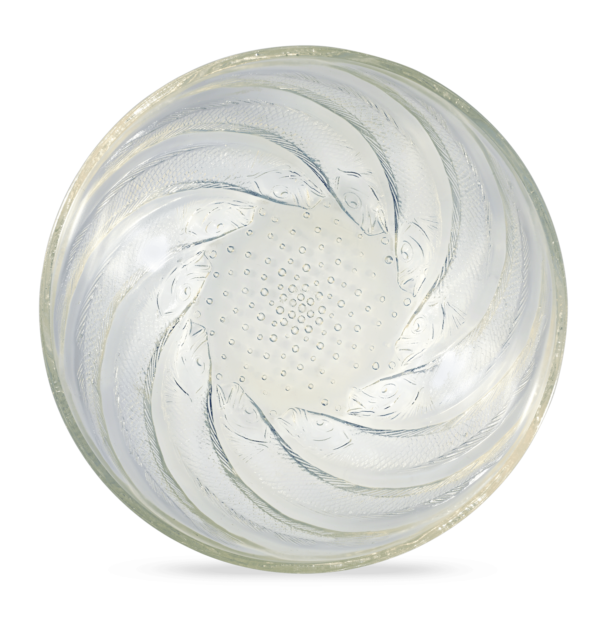 Poissons Glass Bowl by René Lalique