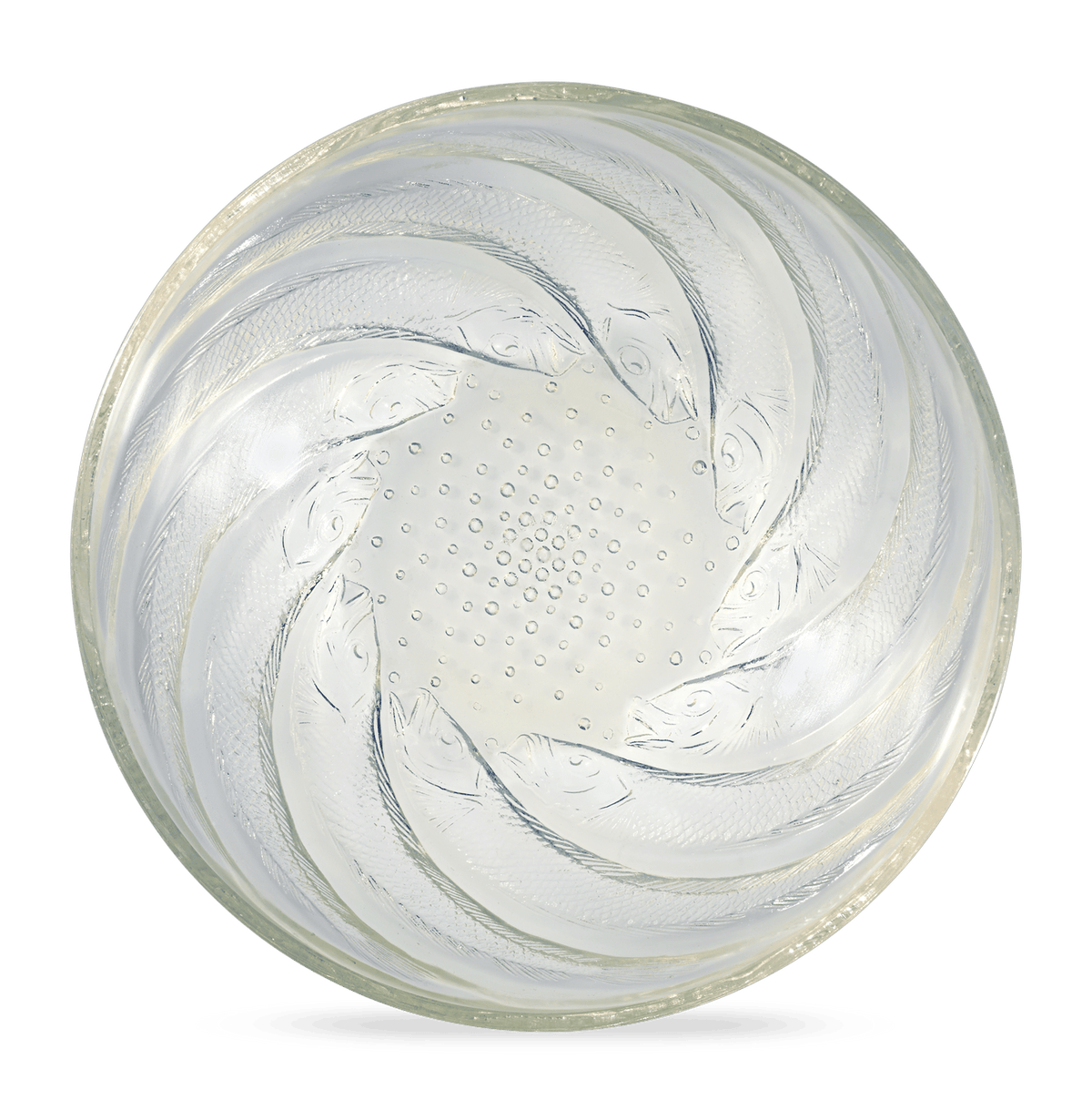 Poissons Glass Bowl by René Lalique