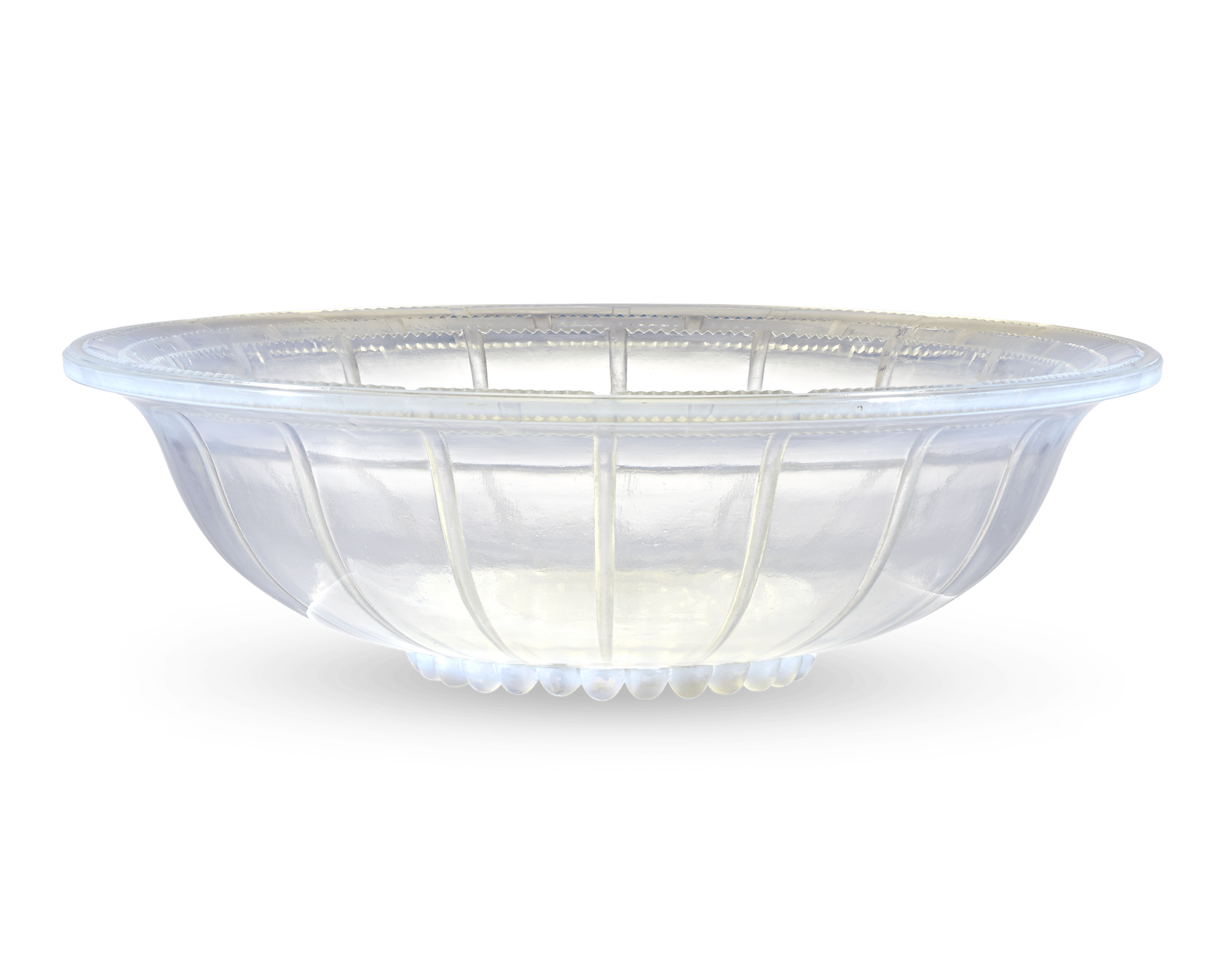 René Lalique Crémieu Opalescent Glass Bowl