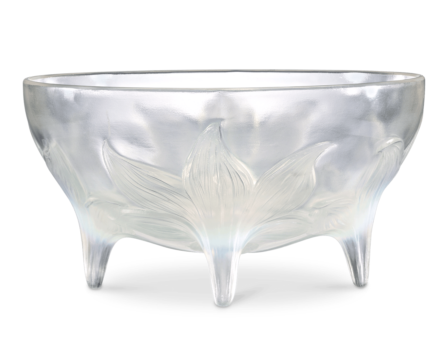 René Lalique Lys Footed Bowl