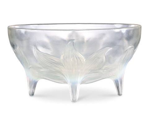 René Lalique Lys Footed Bowl