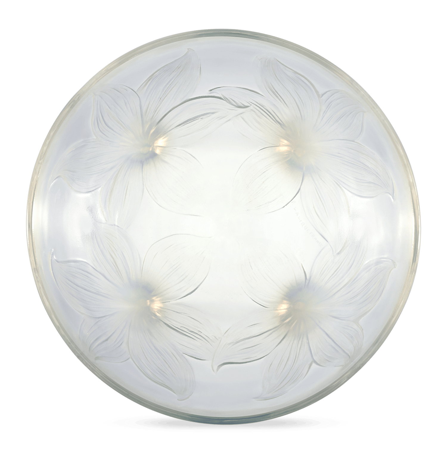 René Lalique Lys Footed Bowl