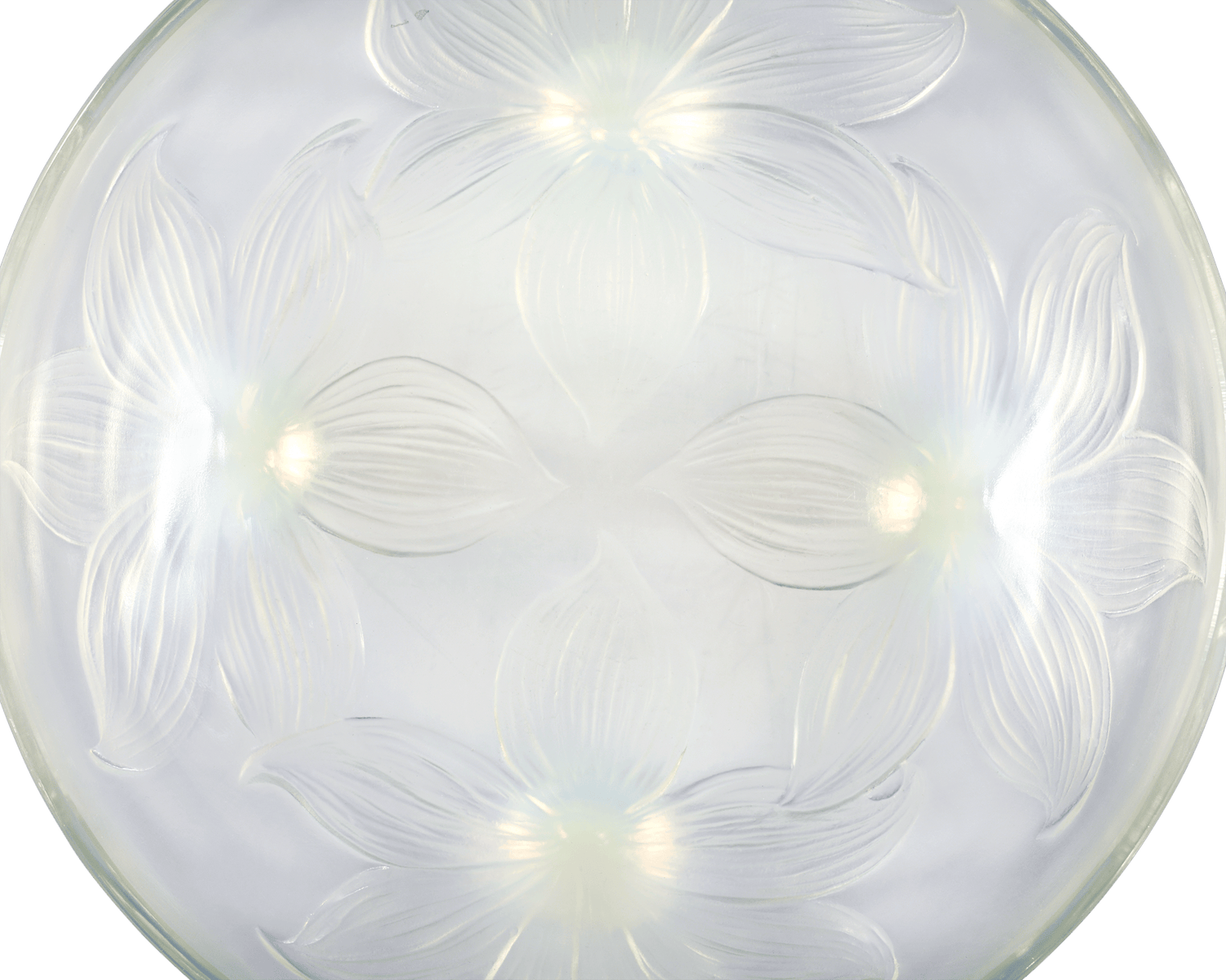 René Lalique Lys Footed Bowl