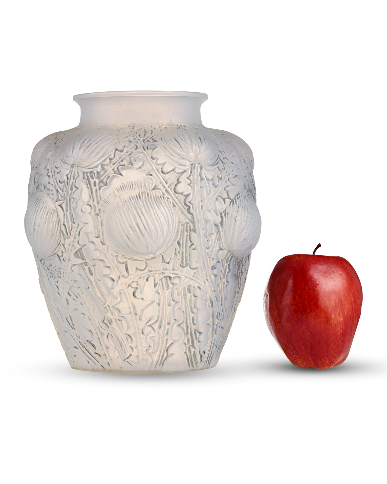 René Lalique Domrémy Frosted Glass Vase