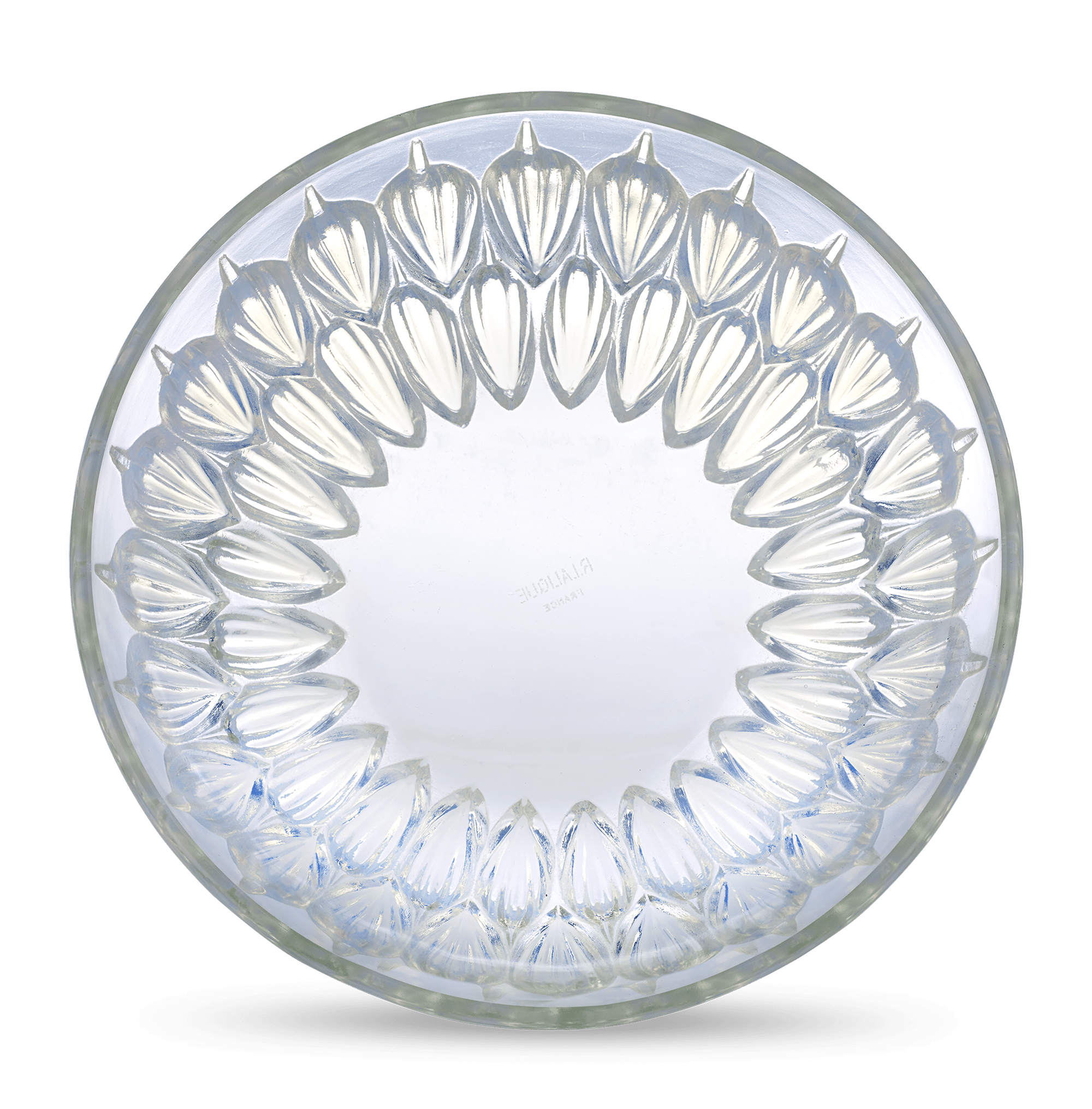 René Lalique Cacao Opalescent Glass Bowl