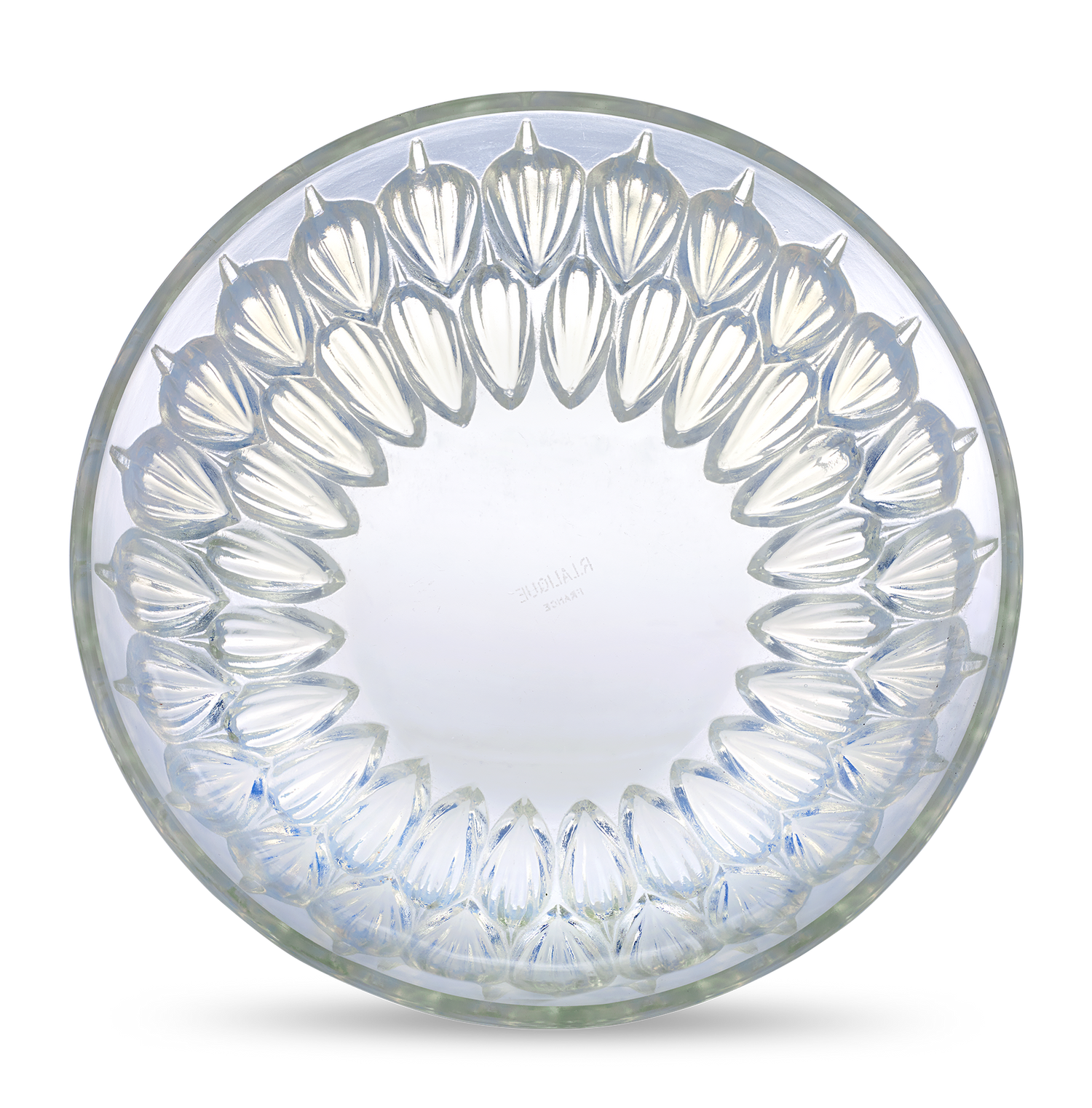 René Lalique Cacao Opalescent Glass Bowl