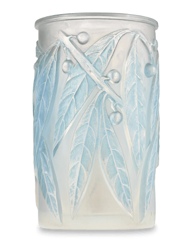 Laurier Glass Vase by René Lalique