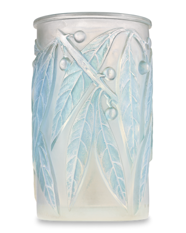 Laurier Glass Vase by René Lalique