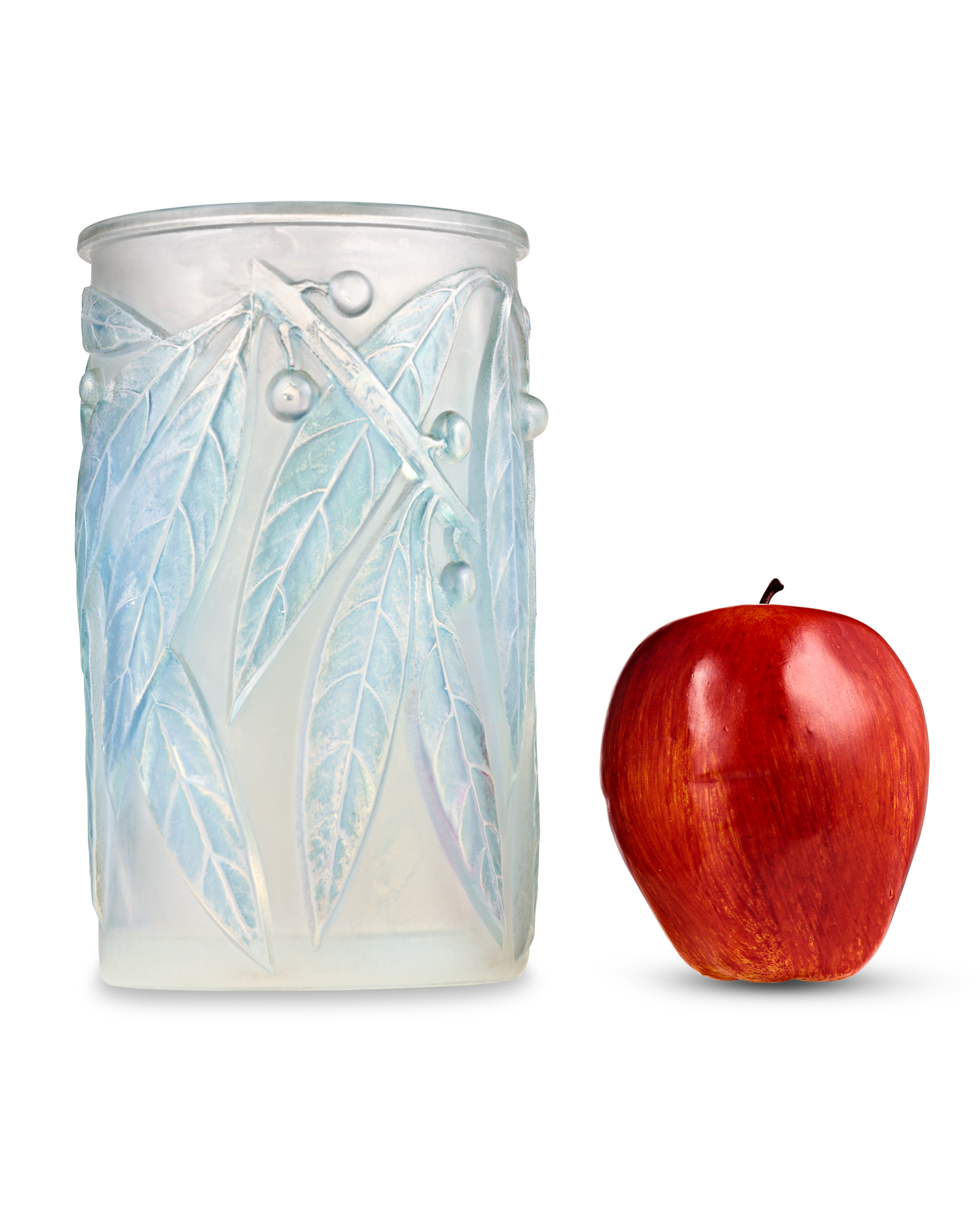 Laurier Glass Vase by René Lalique