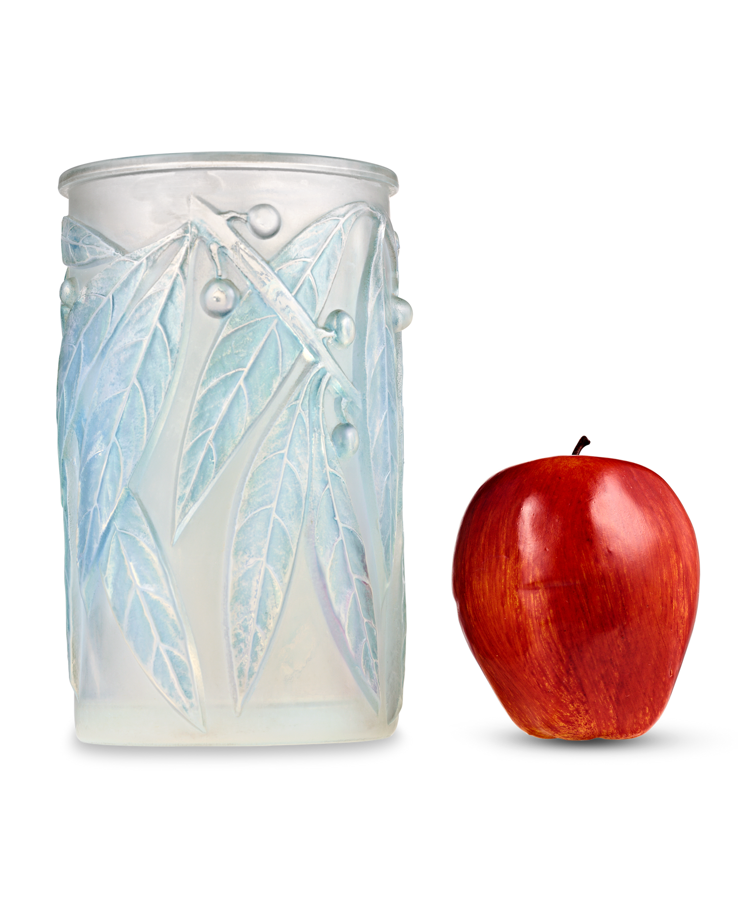 Laurier Glass Vase by René Lalique