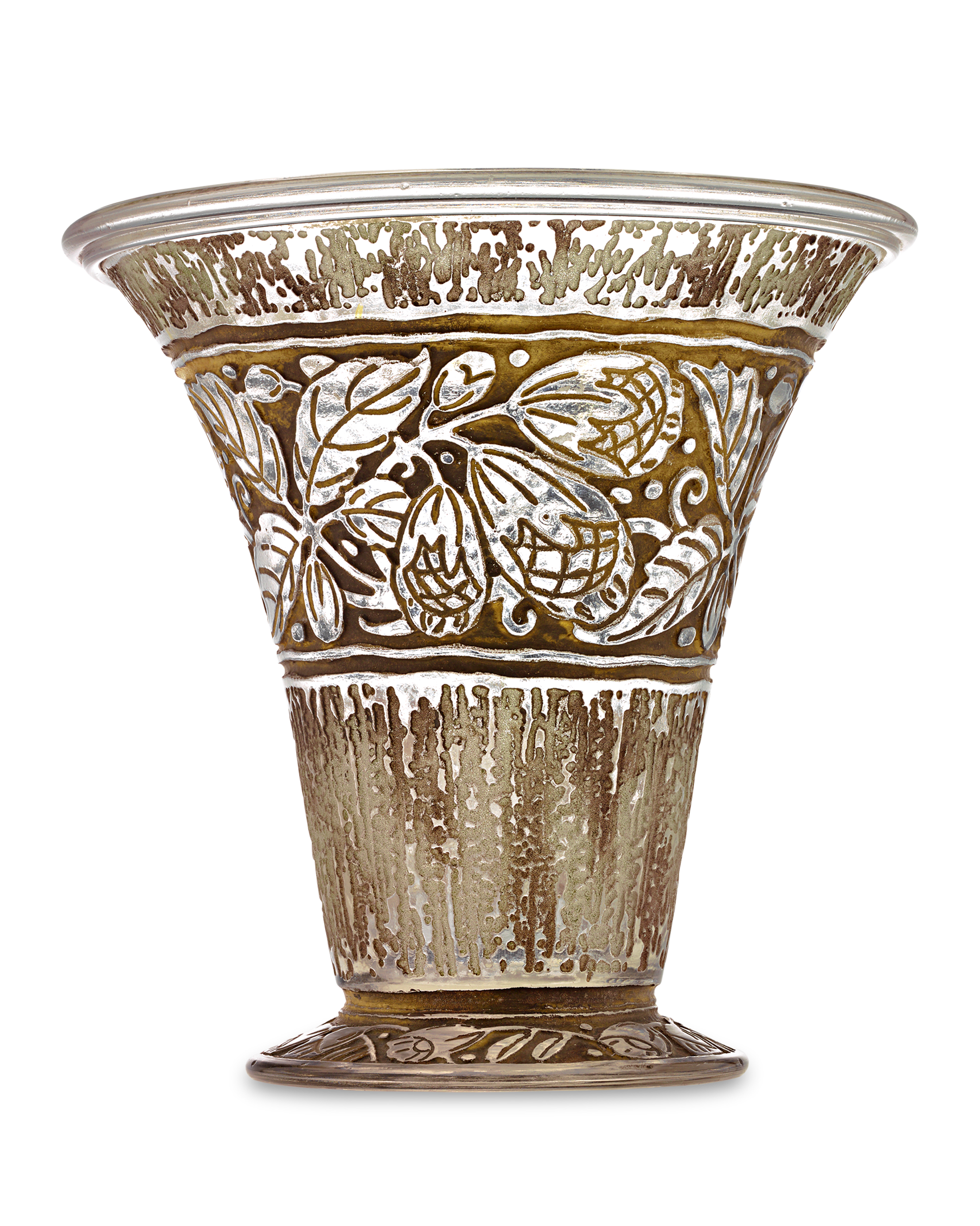 Daum Nancy Glass Vase