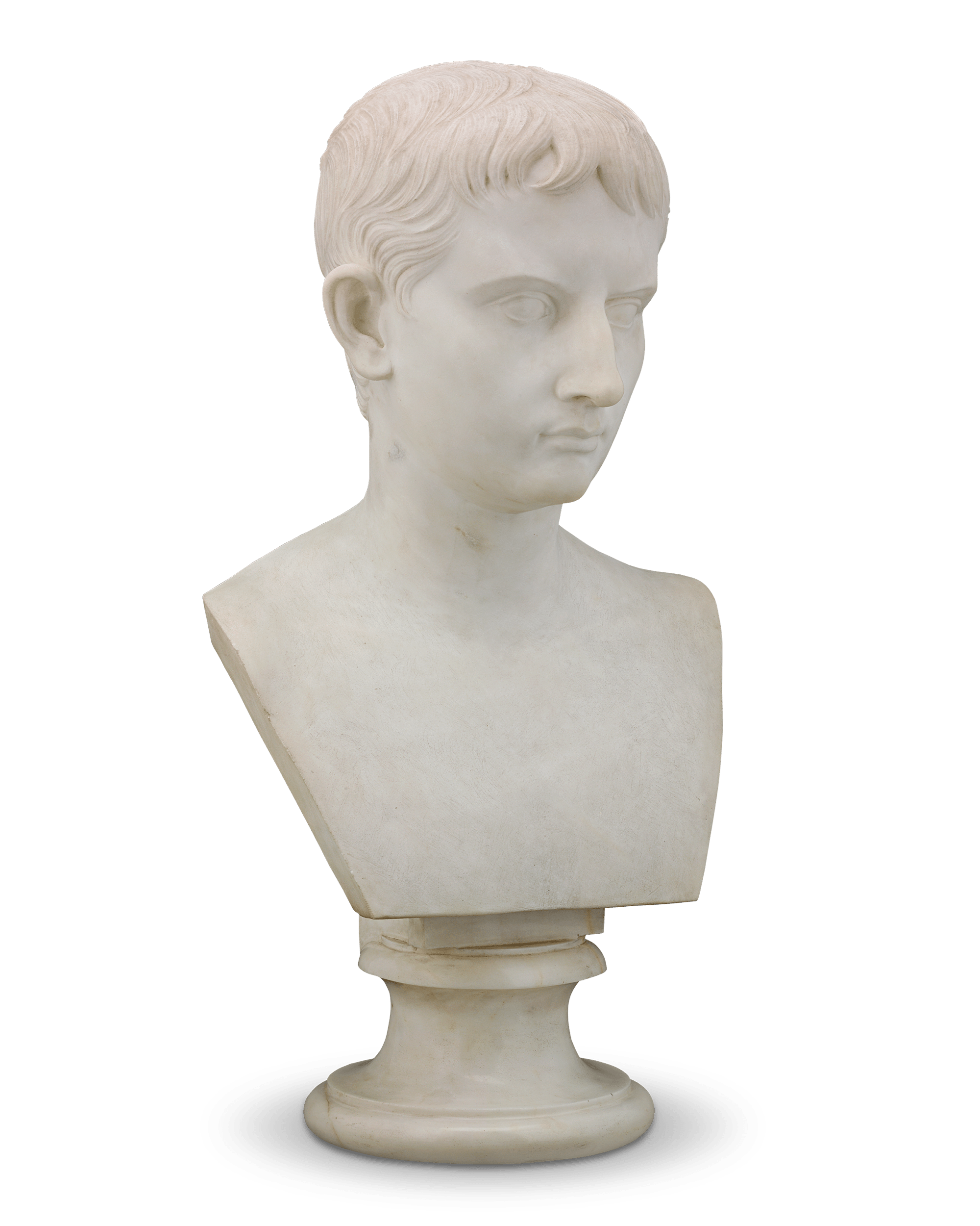 Young Emperor Augustus by Augustus Saint-Gaudens