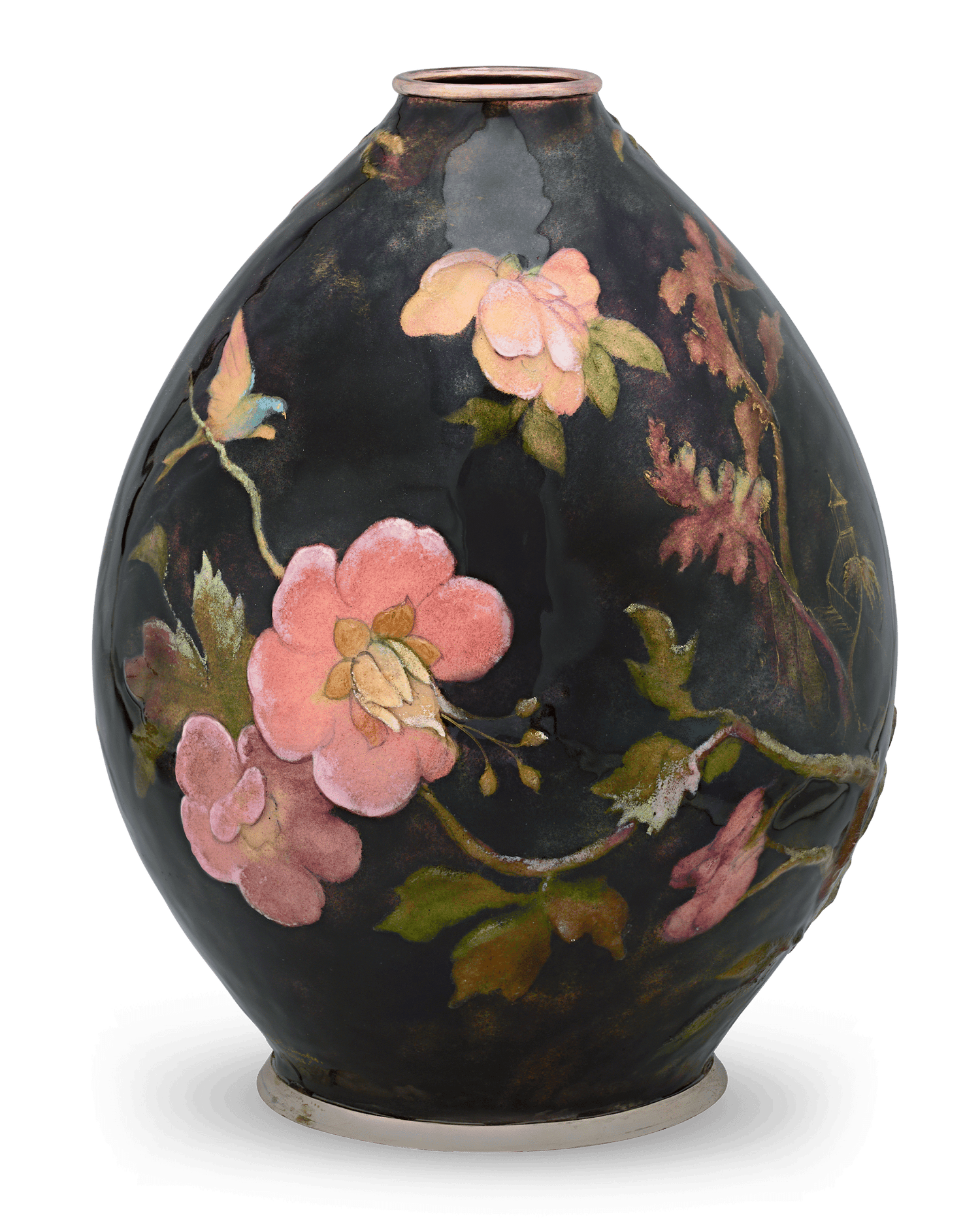 Camille Fauré Pink Blossom Vase