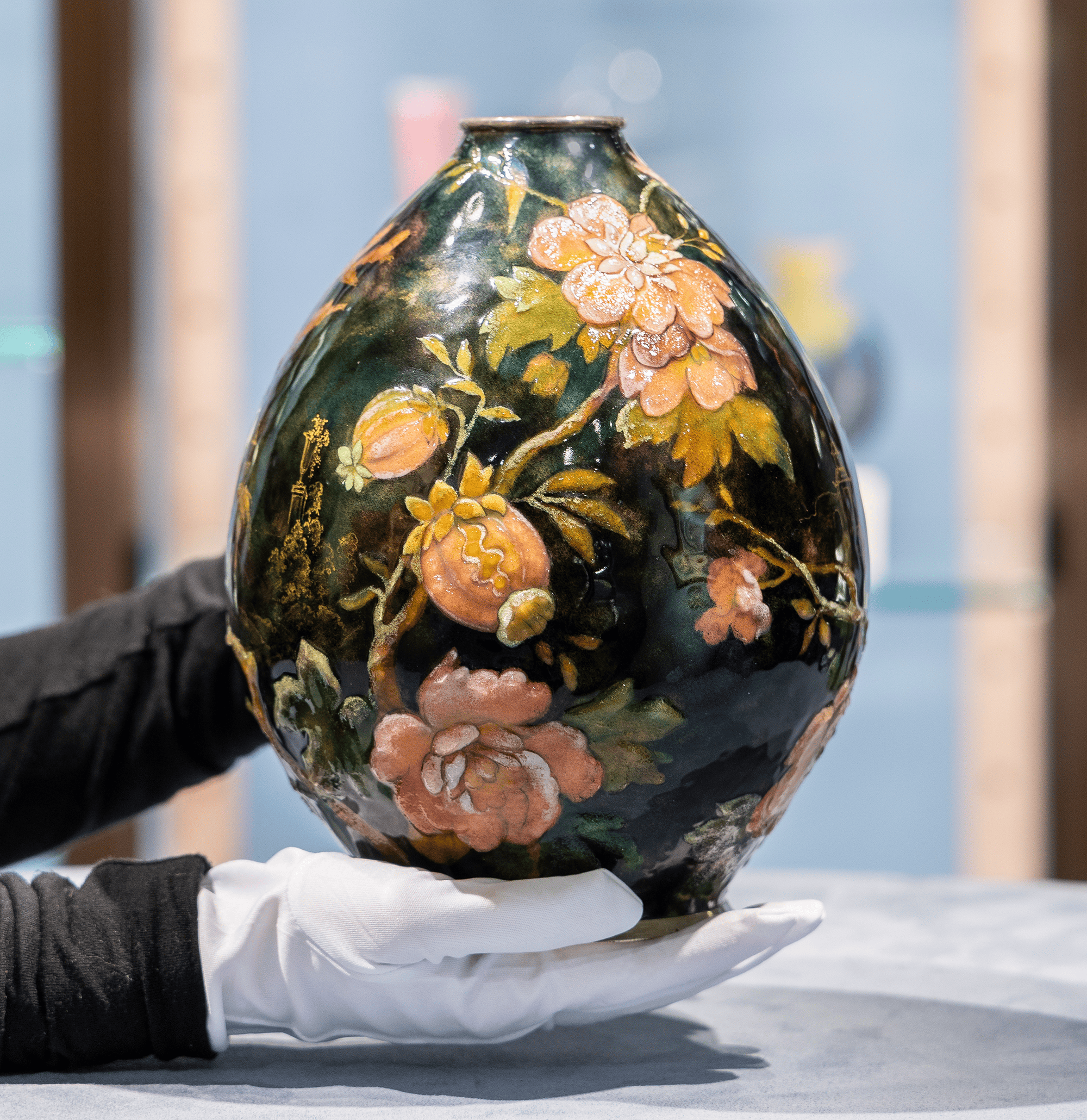 Camille Fauré Pink Blossom Vase