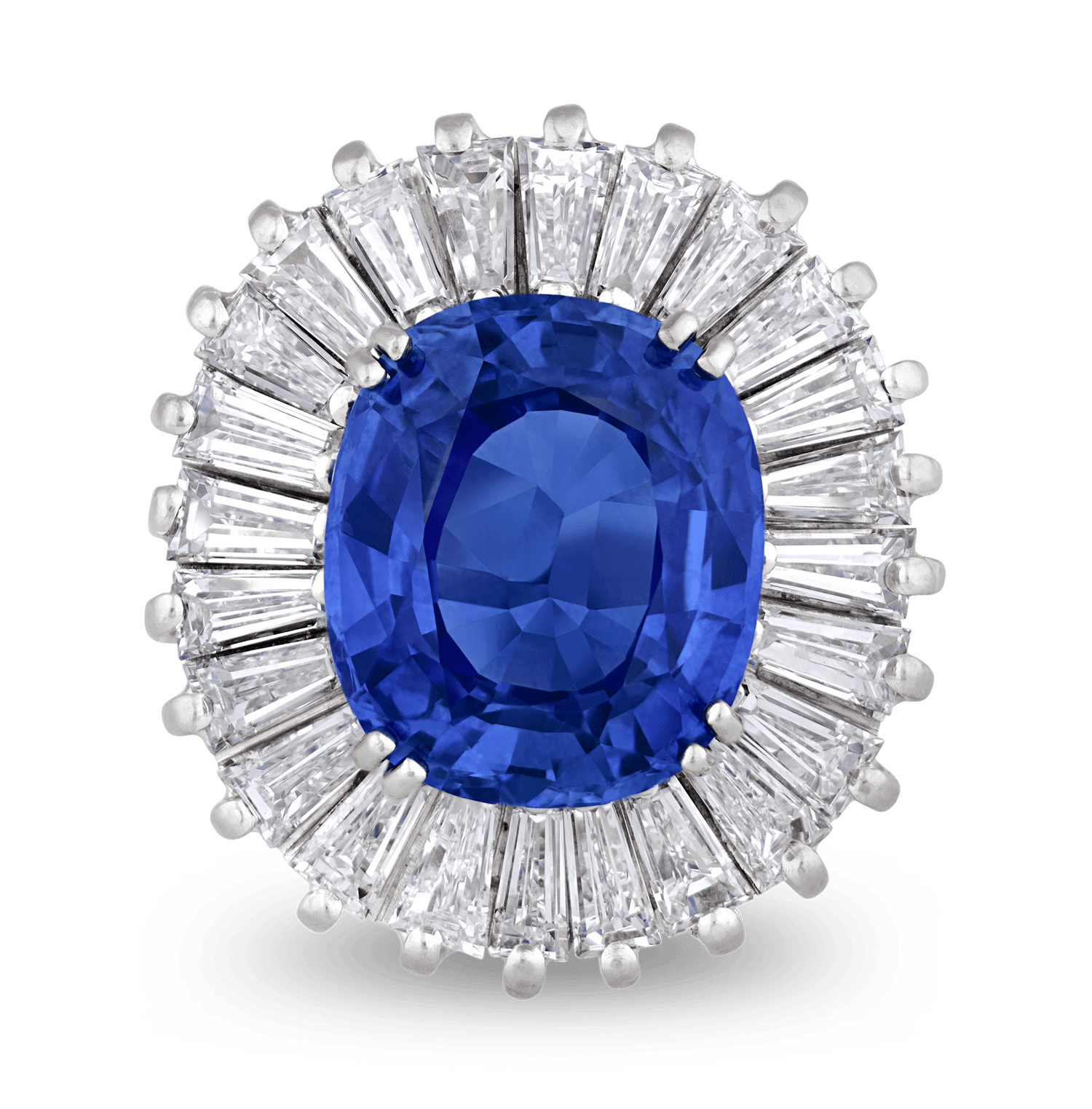 Sapphire Ballerina Ring, 7.92 Carats