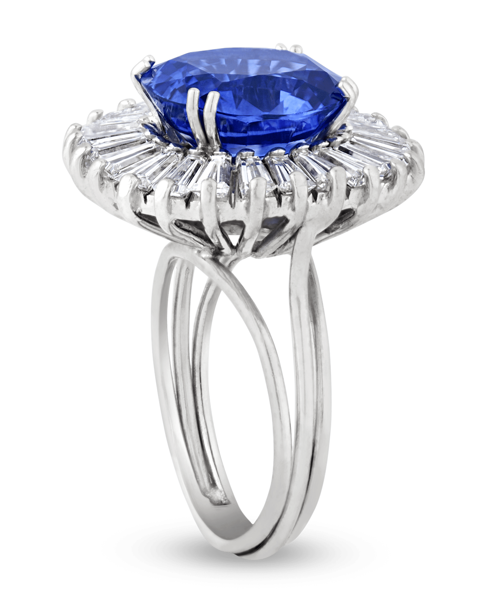 Sapphire Ballerina Ring, 7.92 Carats