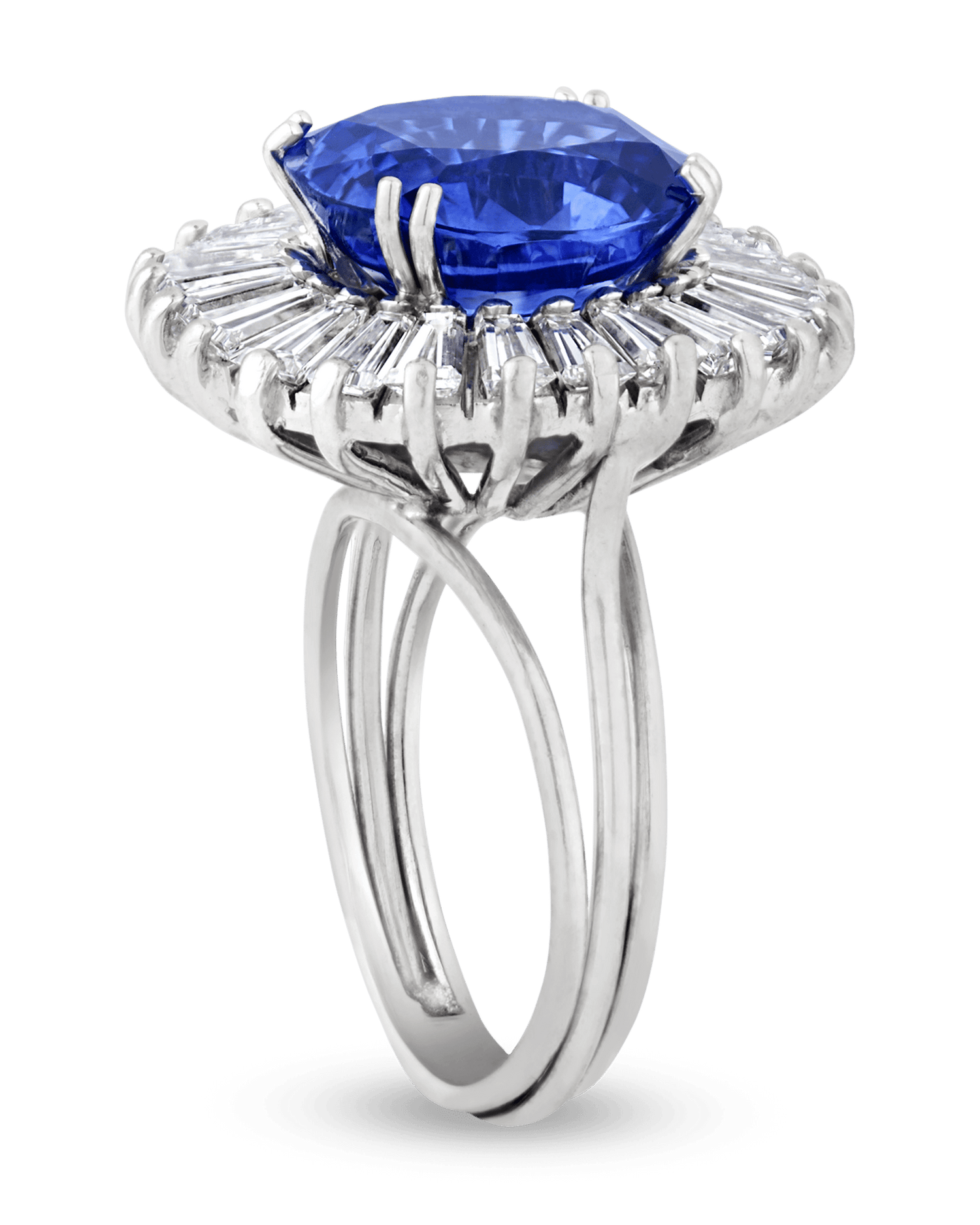 Sapphire Ballerina Ring, 7.92 Carats