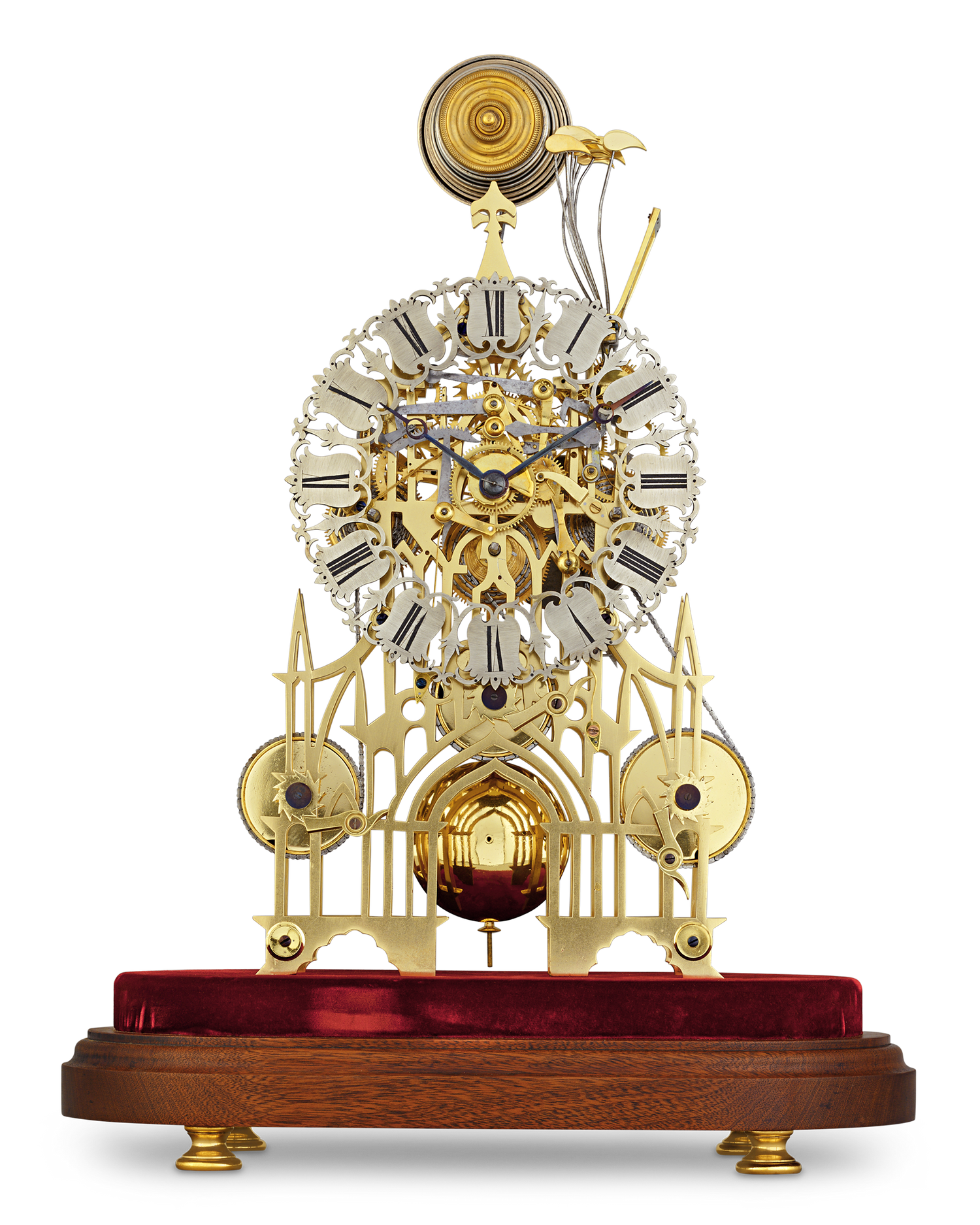 Three Train Clock by Smith & Sons