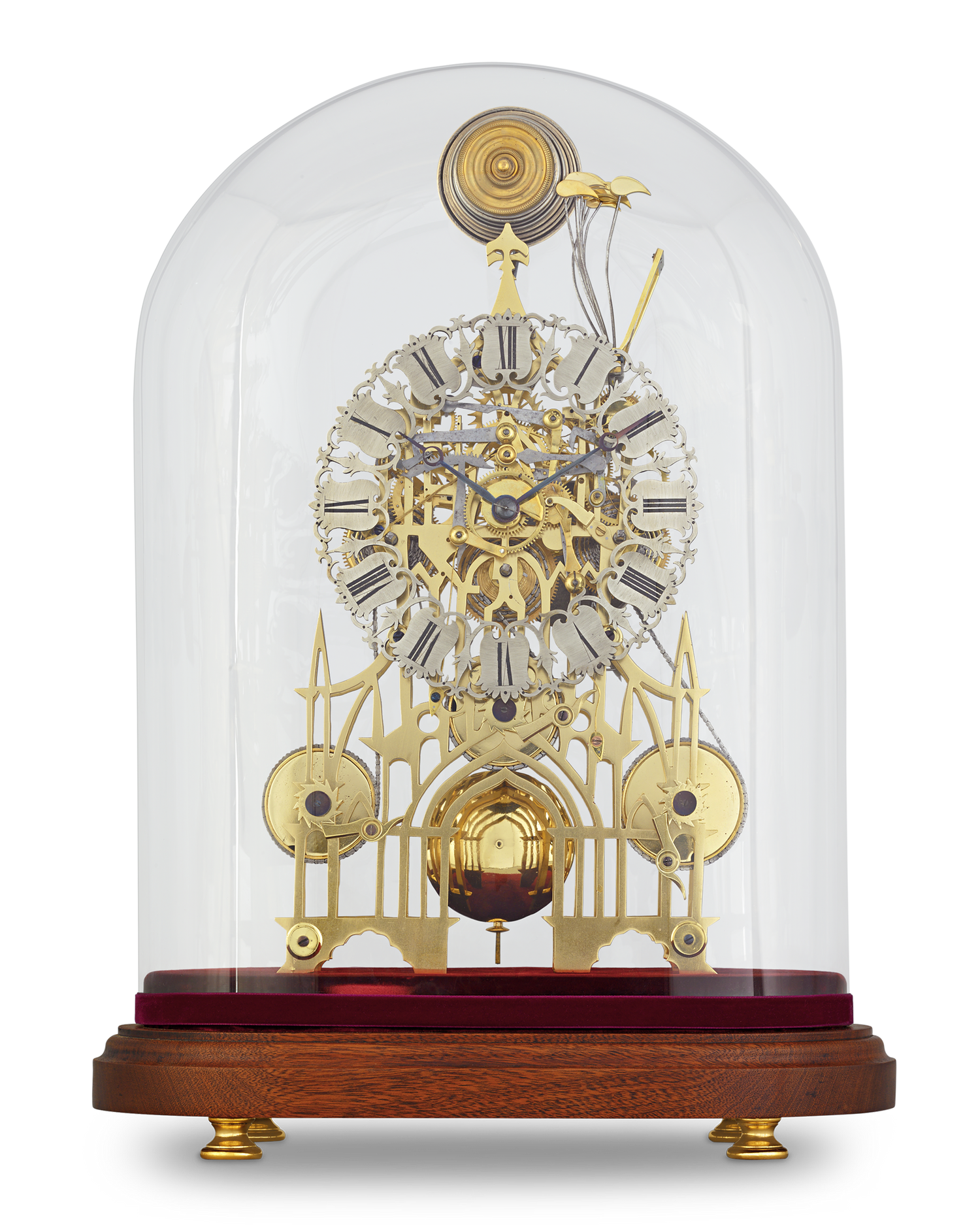 Three Train Clock by Smith & Sons