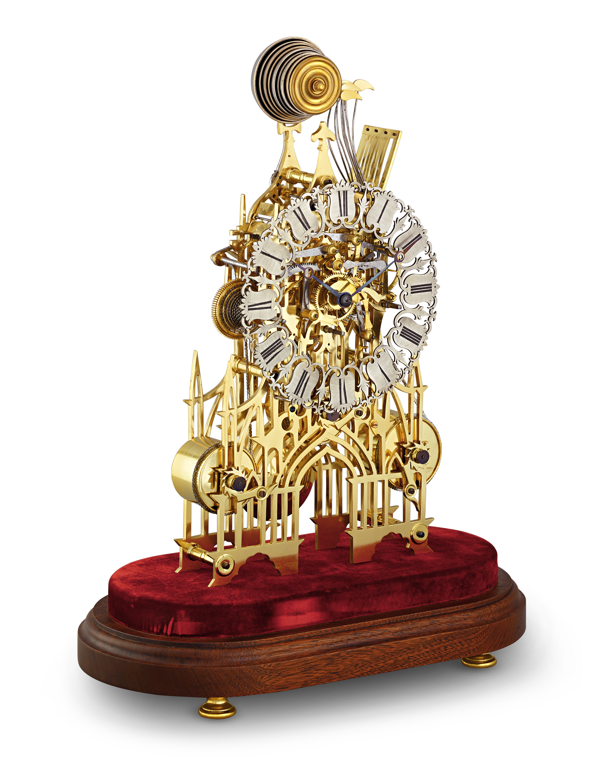 Three Train Clock by Smith & Sons